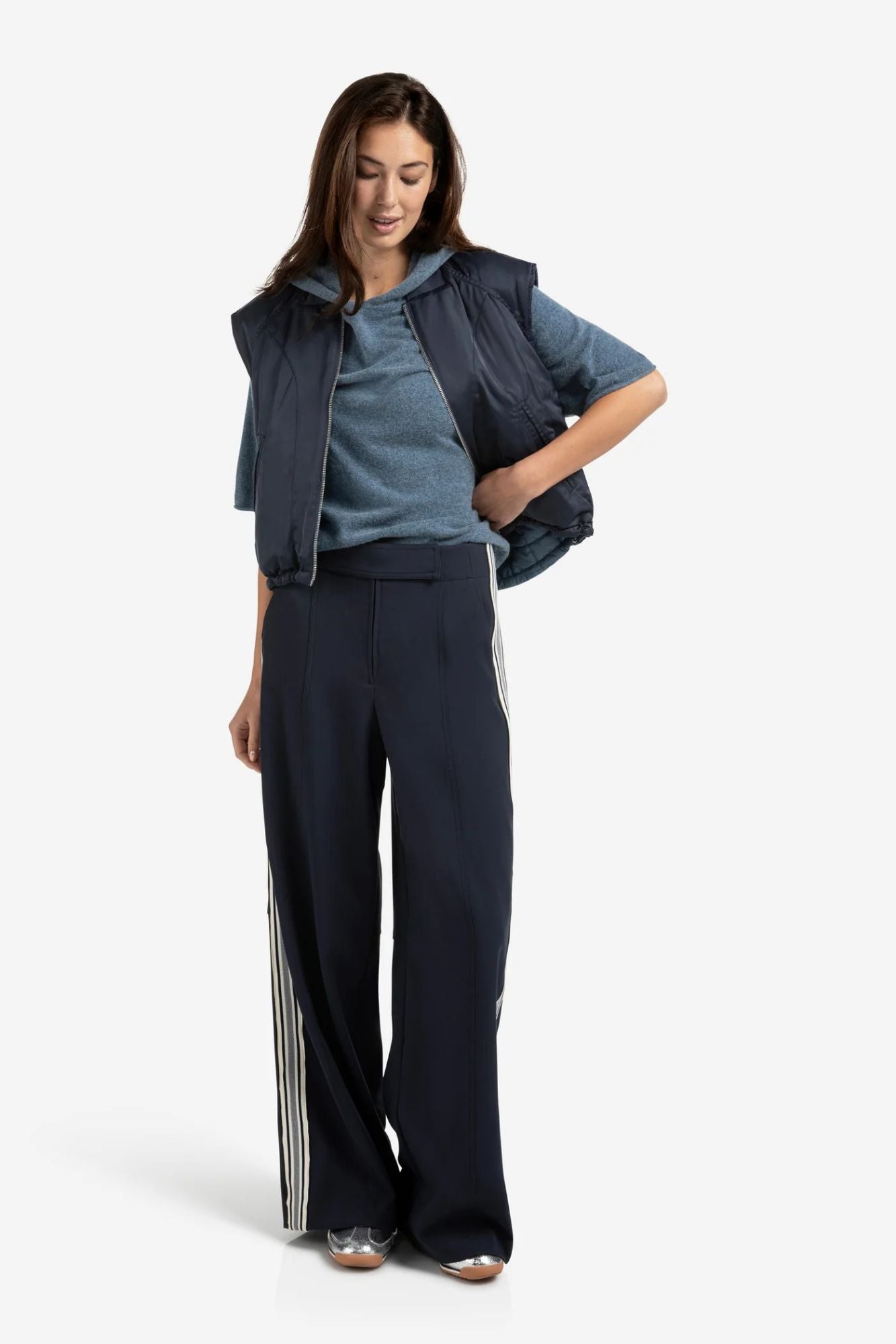 Flora Short Sleeve Knit Hoody