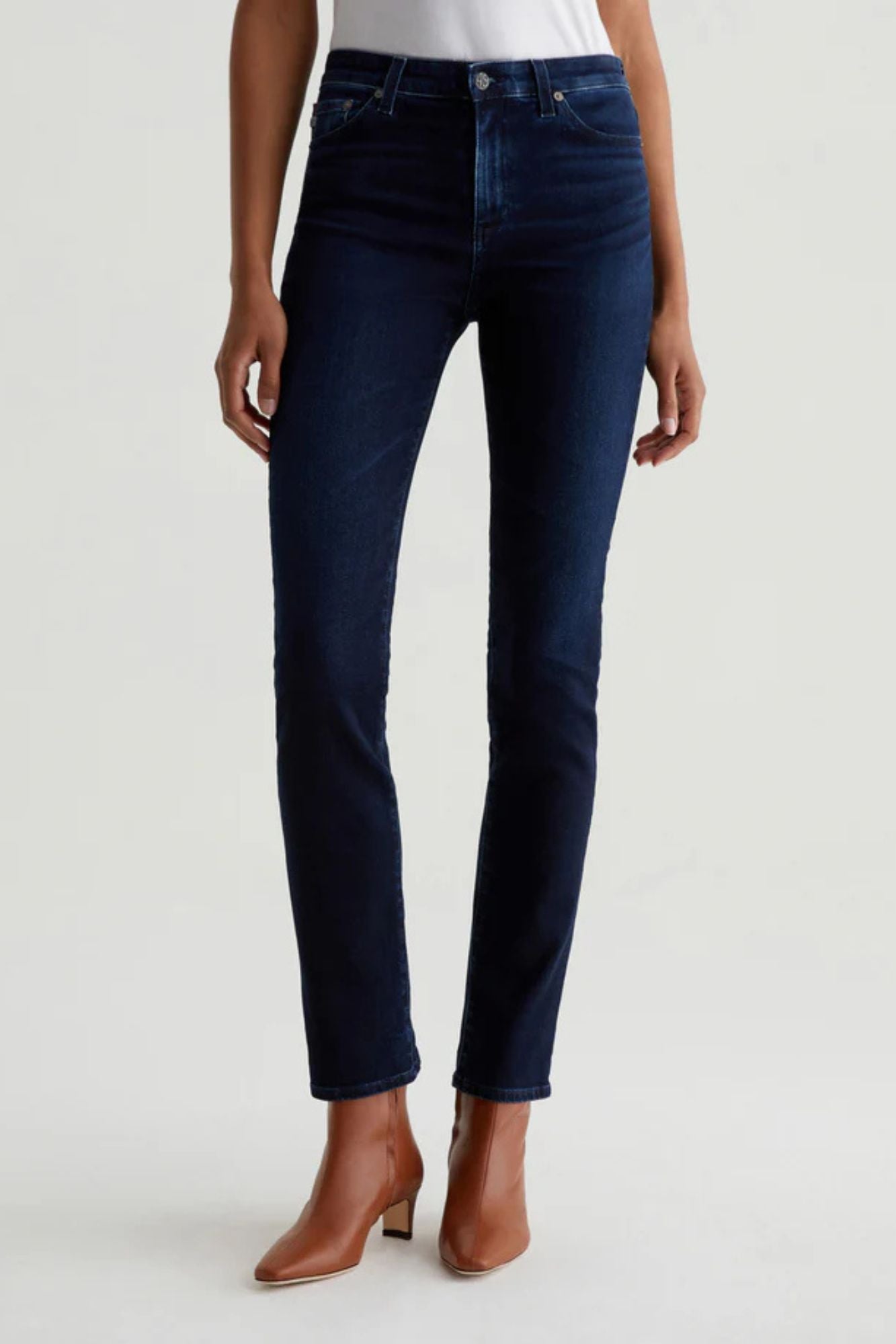 Mari Mid-Rise Slim Straight