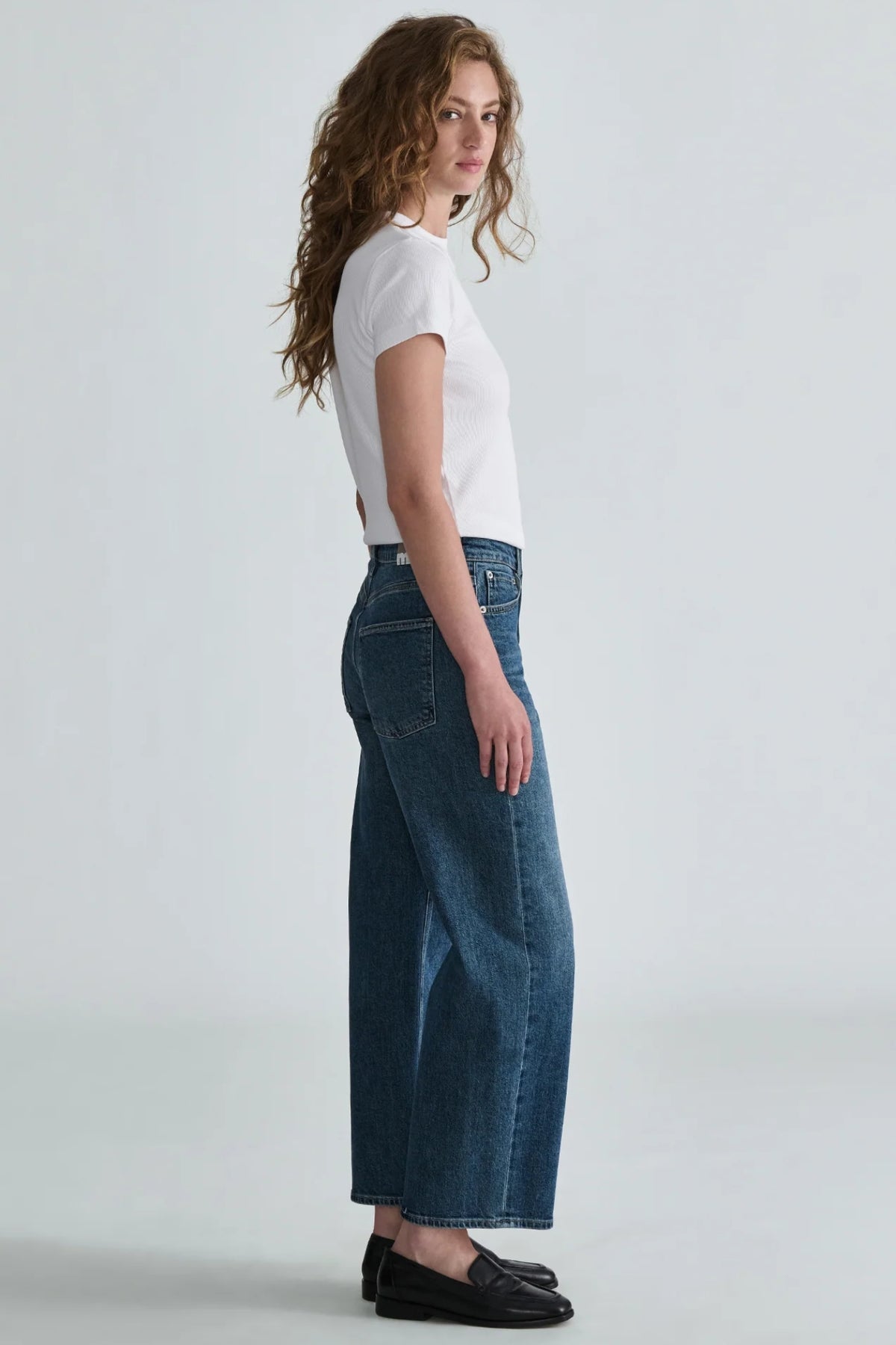 Genova High Rise Baggy Jean