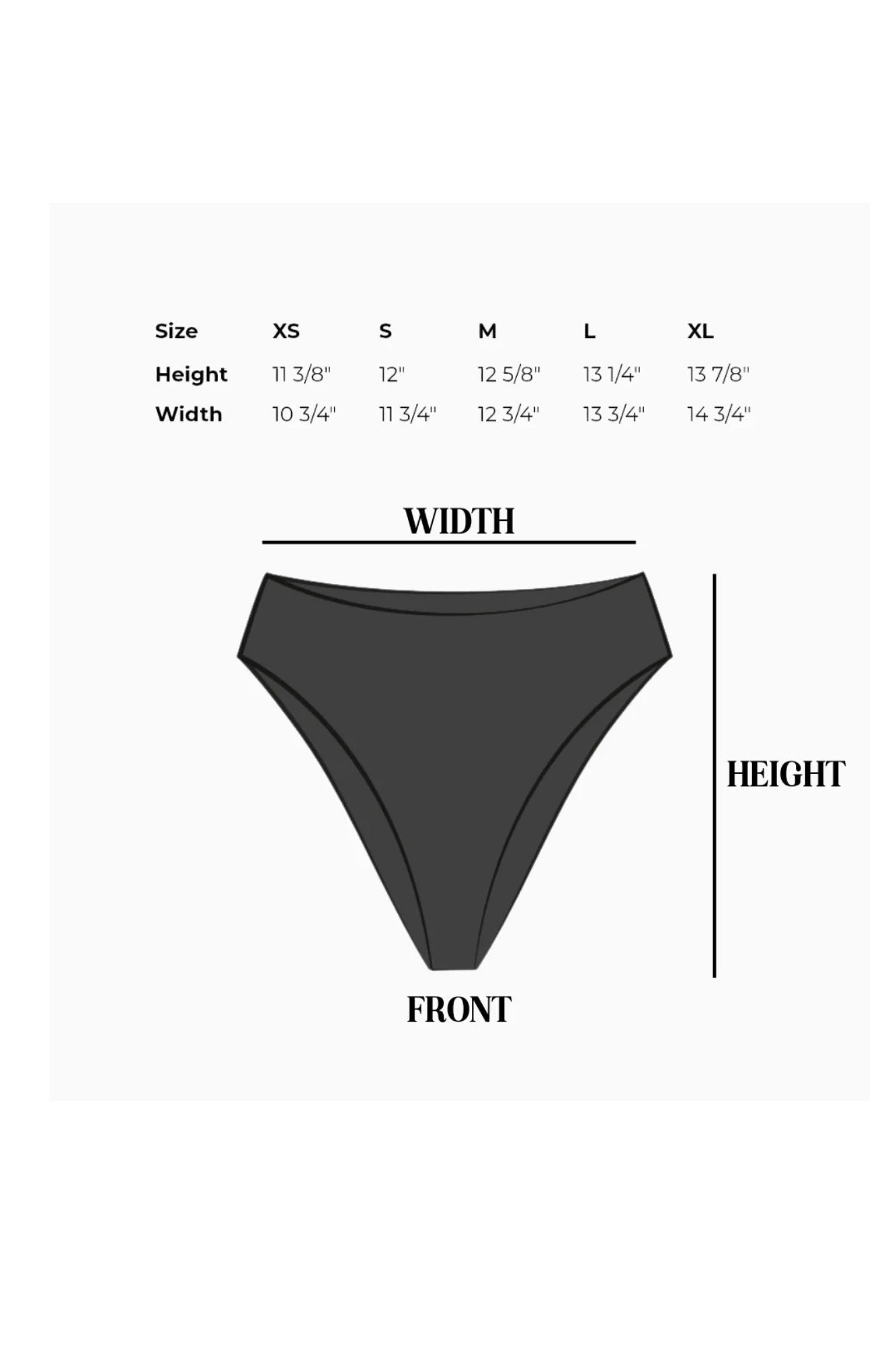 Seashore High Waist Cheeky Bikini Bottom