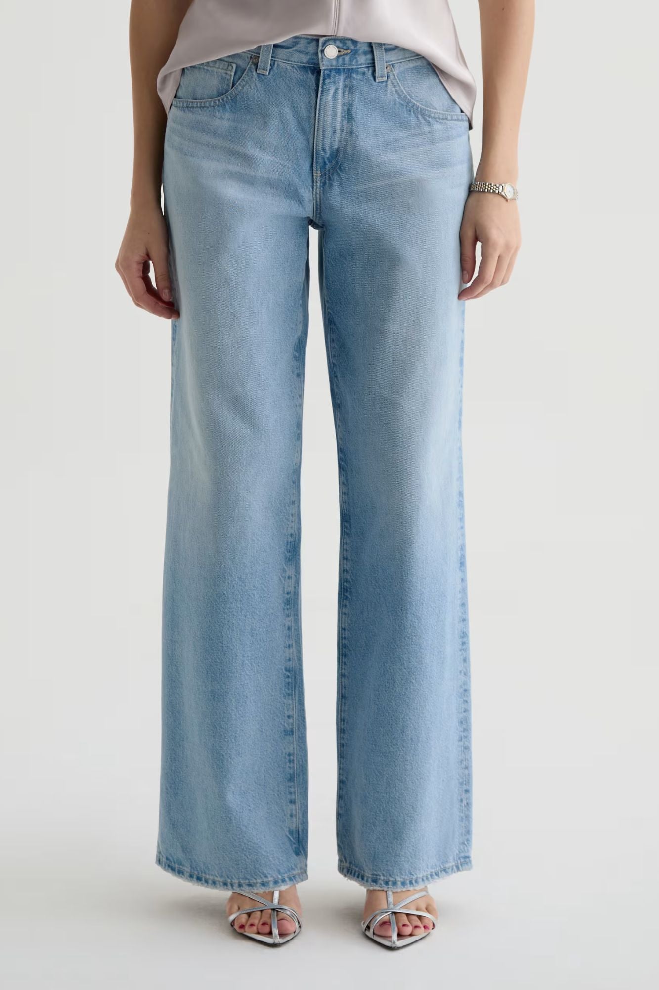Adria Jean Low-Rise Wide Leg