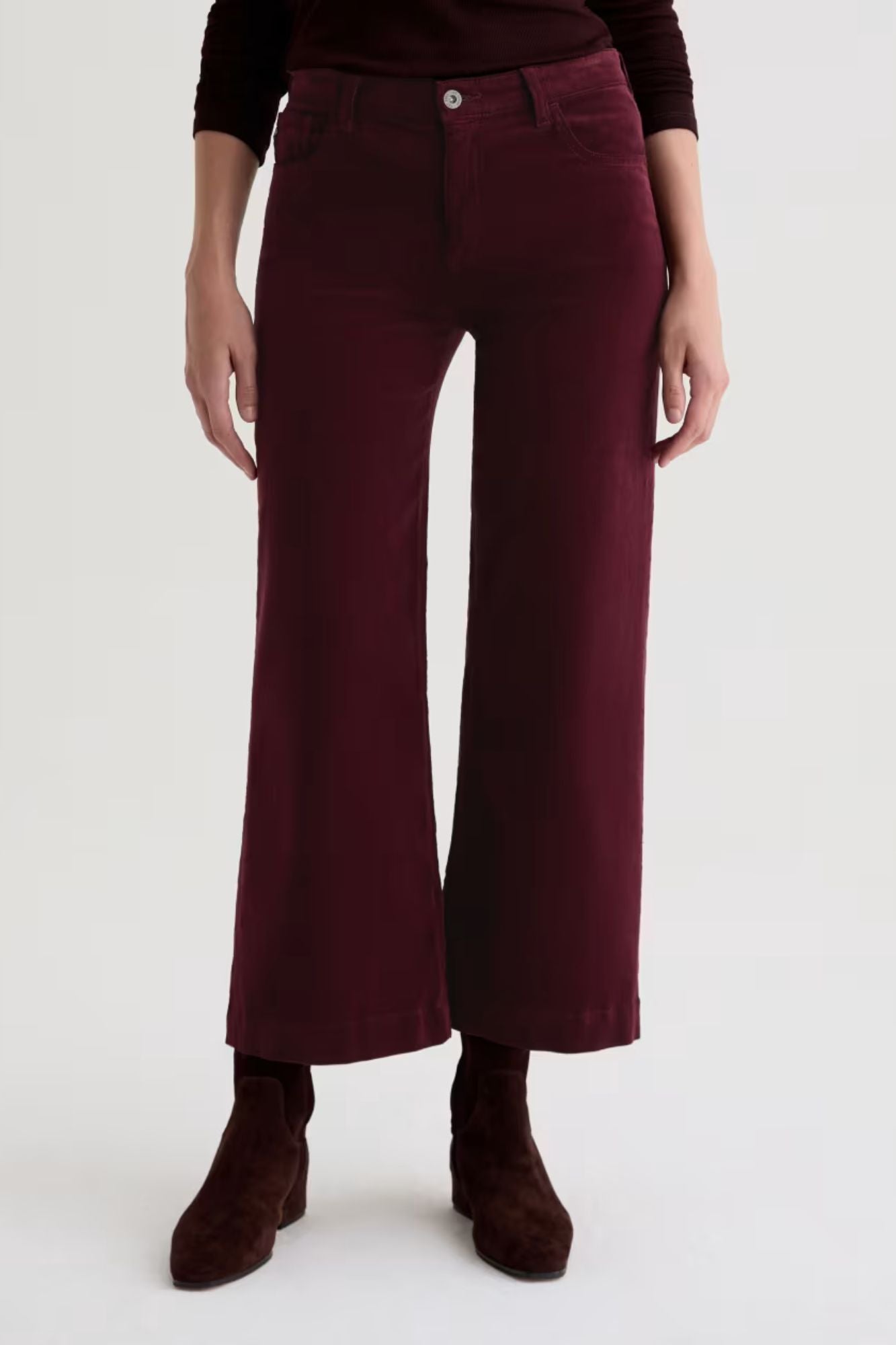 Saige Wide Leg Crop Cordouroy