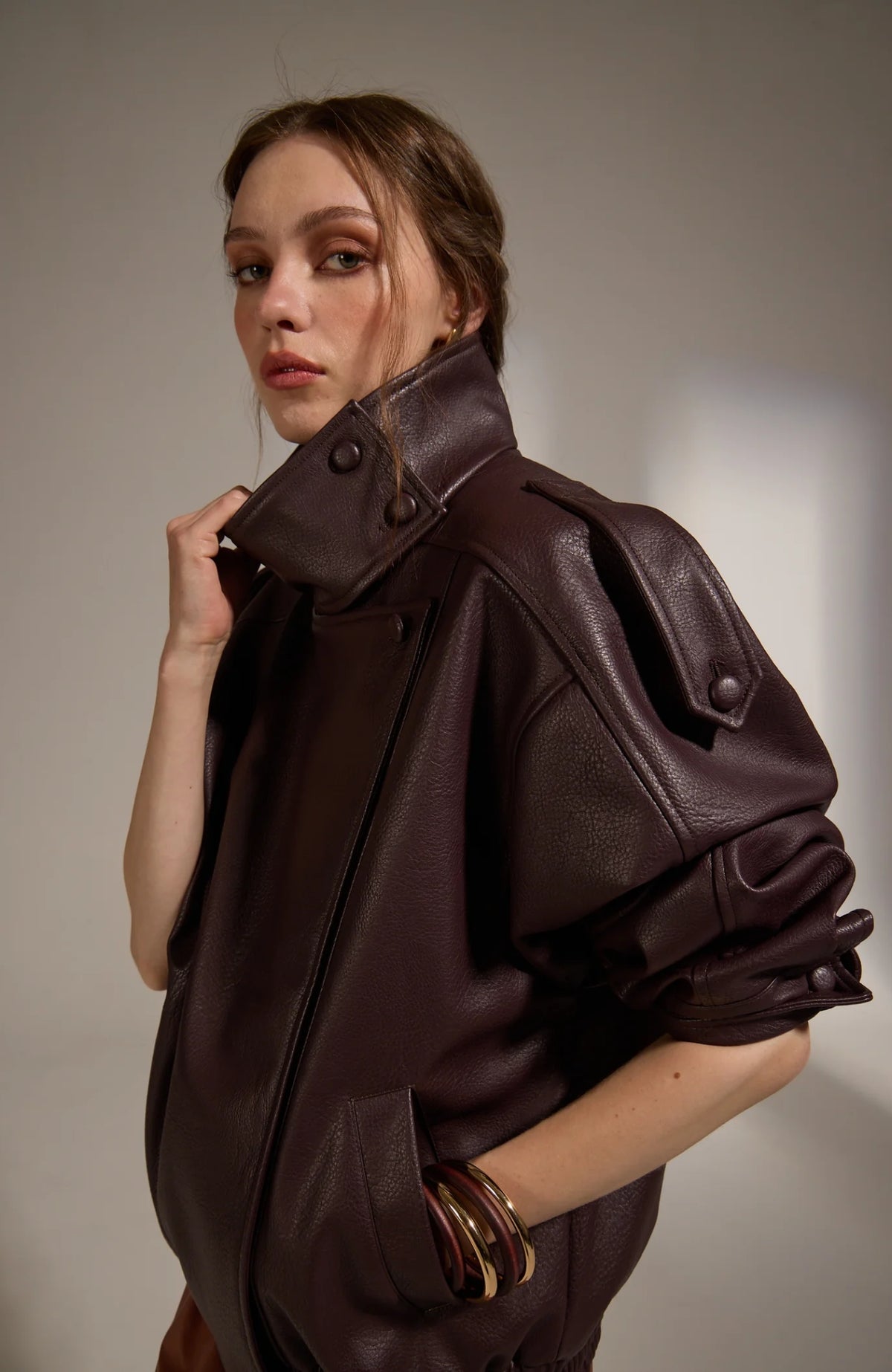 Misti Vegan Leather Jacket