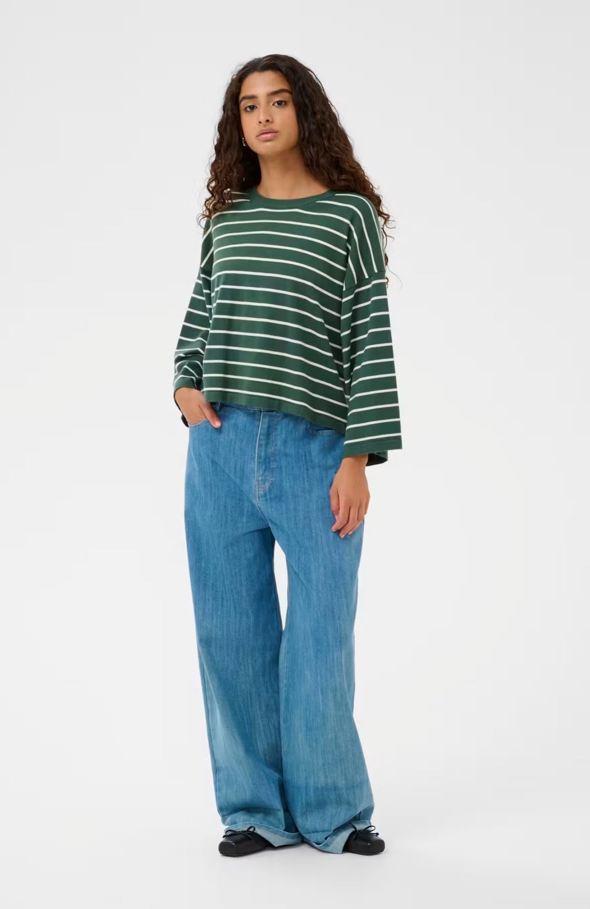 Spina Cropped Boxy Sweater