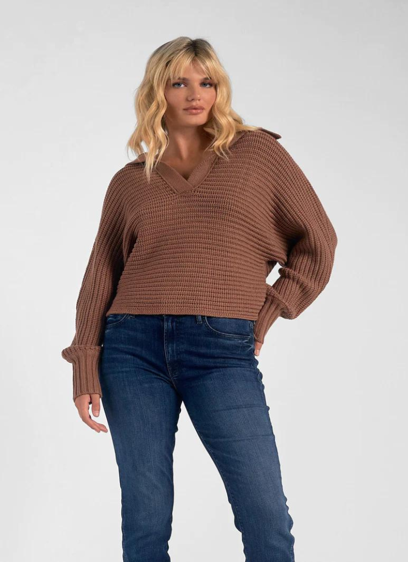 Pull Col V Col Ouvert