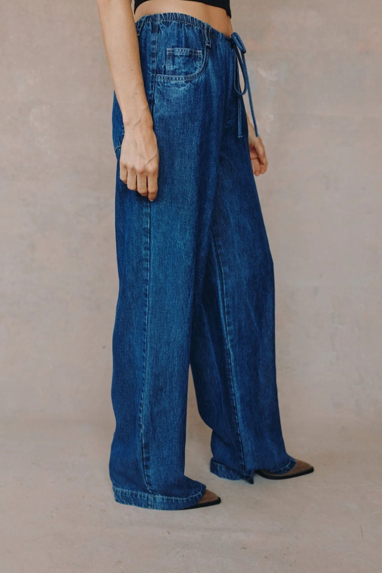 Drawstring Jean