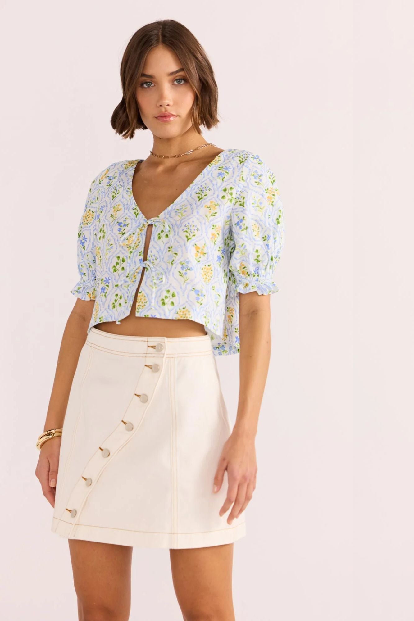 Meadow Tie Top