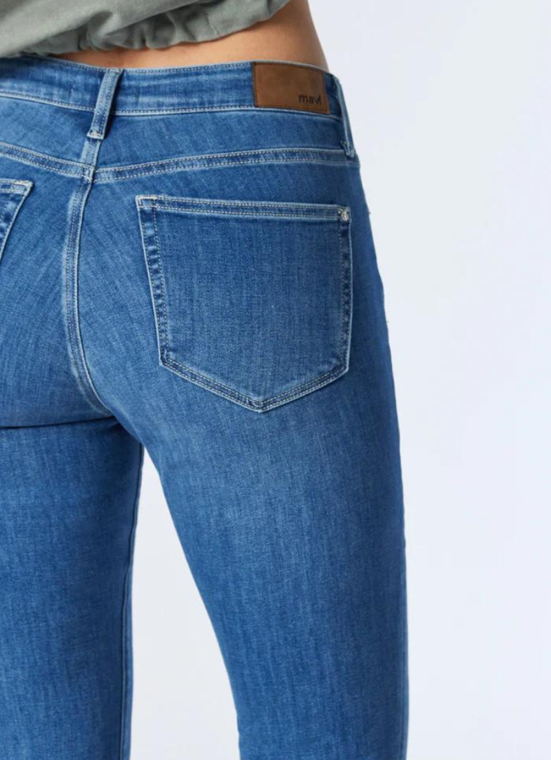 Kathleen Slim Boyfriend | Light Brushed Feather Blue