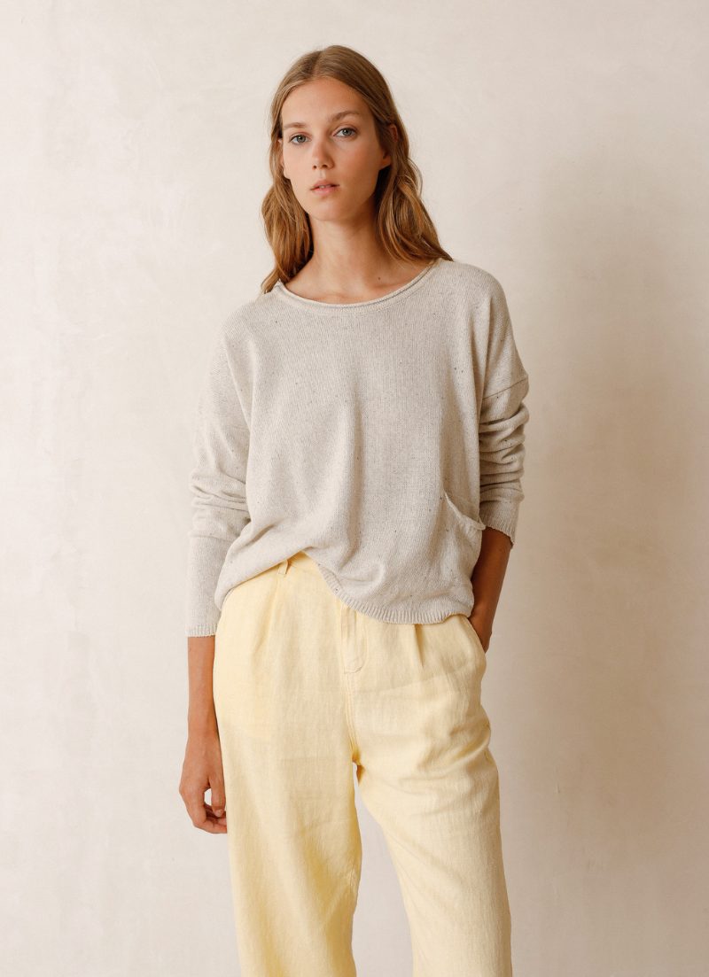 Pull tricoté uni Florence