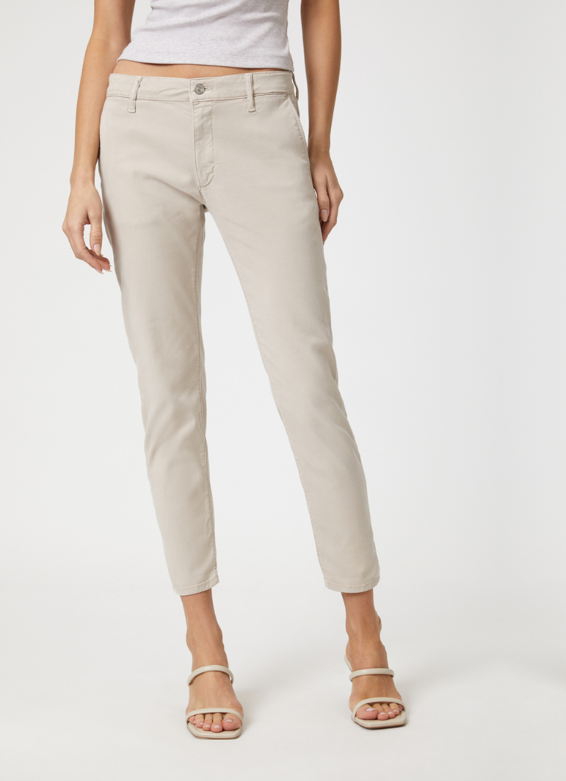 Brooke | Sergé Luxe Gris Argenté