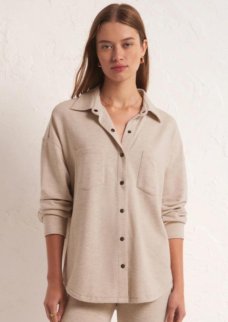 Veste chemise en modal WFH