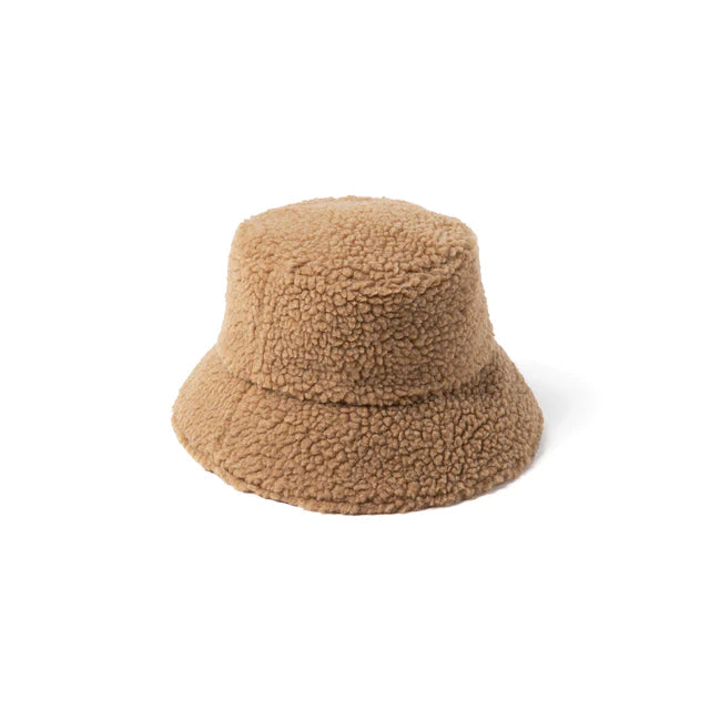 Chapeau bob en peluche