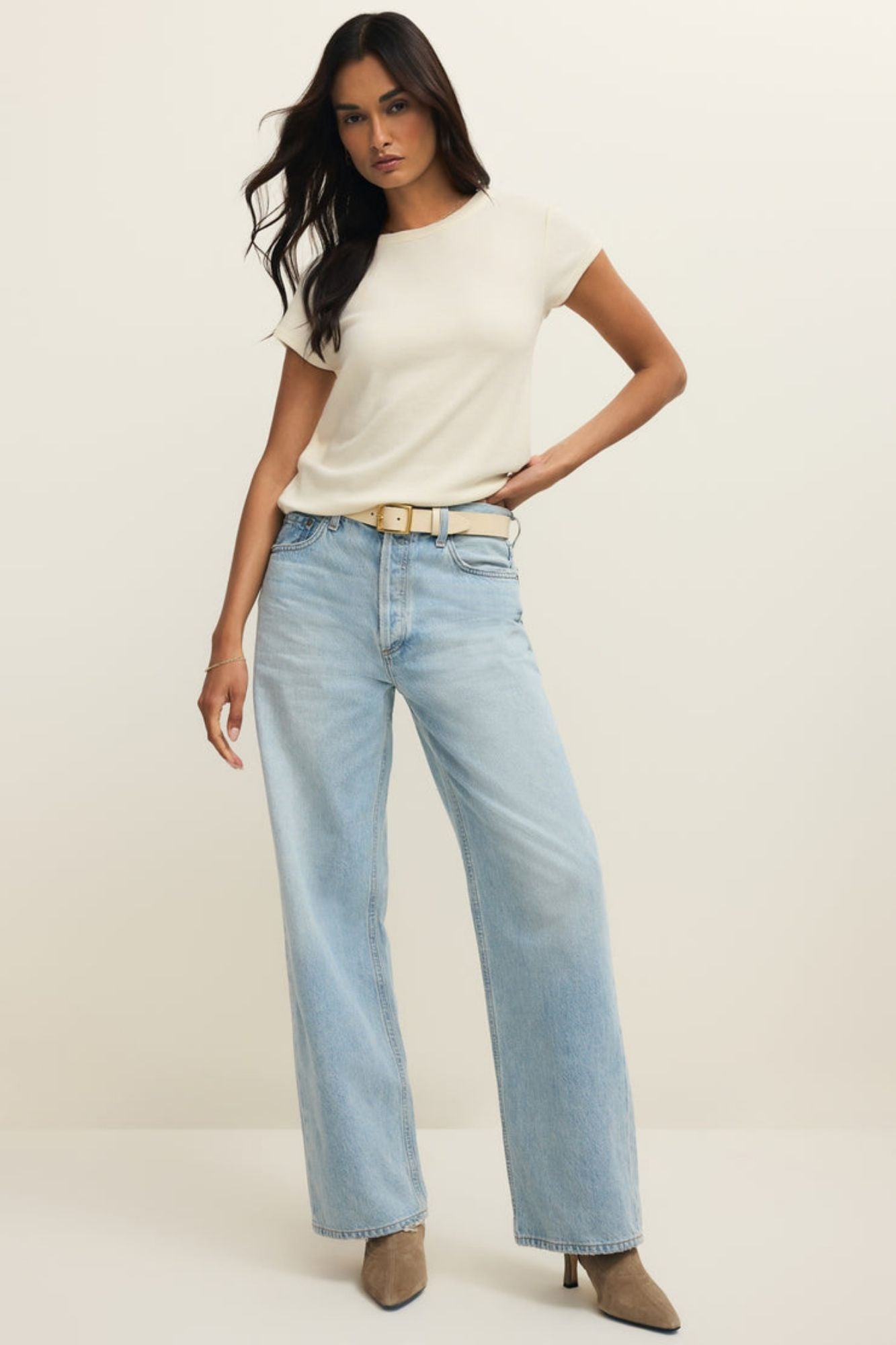 Ranae Rib Short Sleeve Top