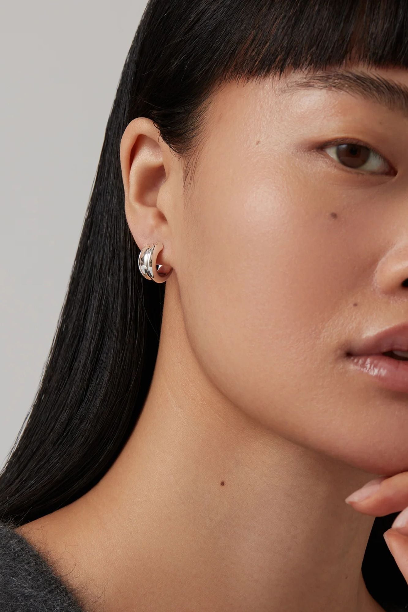 Mini Lennon Hoop Earrings