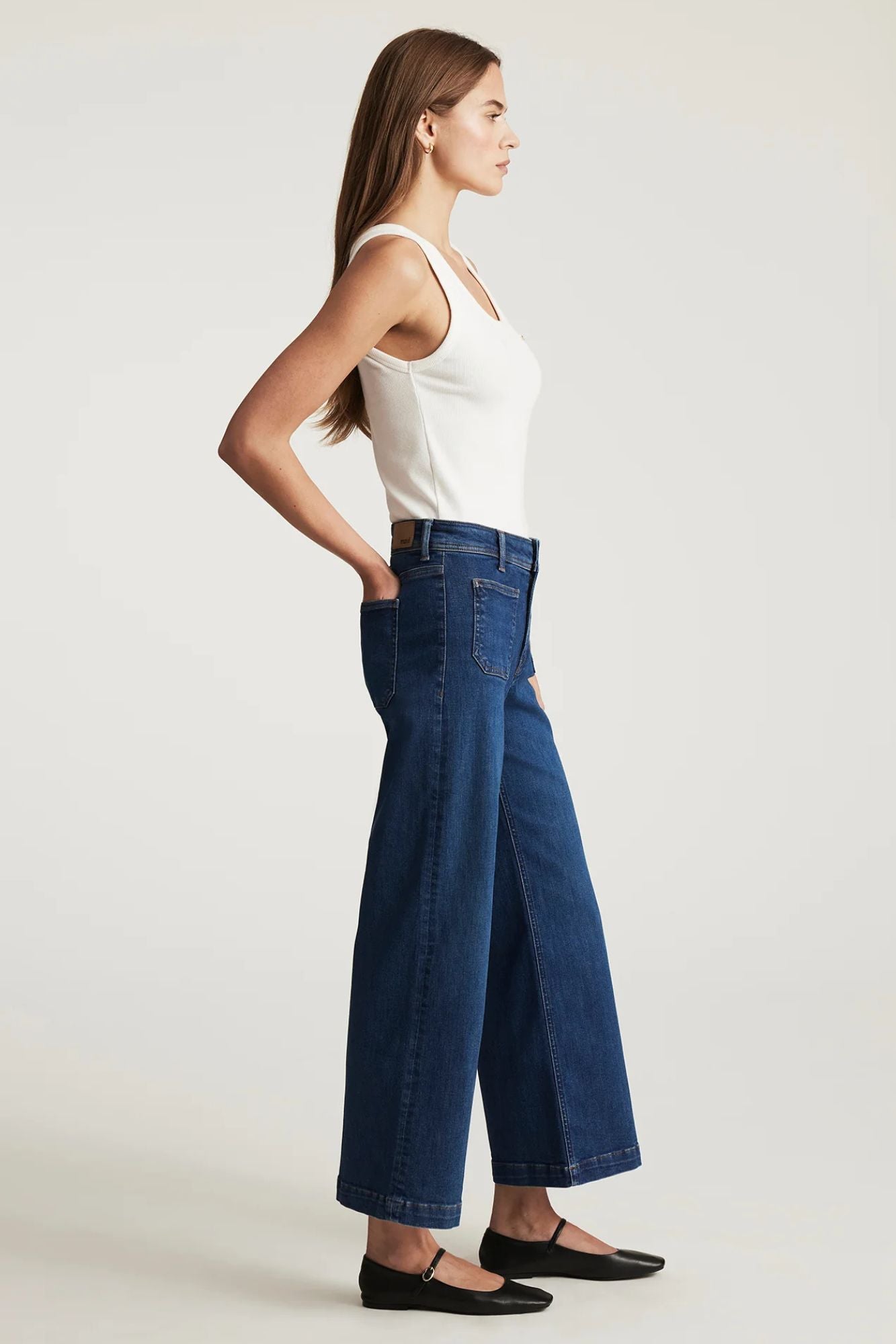 Paloma Marine Wide Leg Jeans
