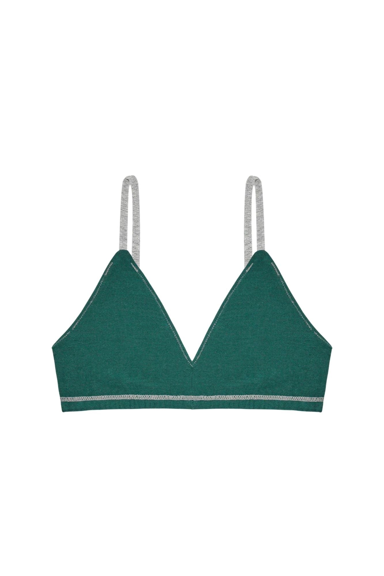Triangle Mineral Bra | Grey