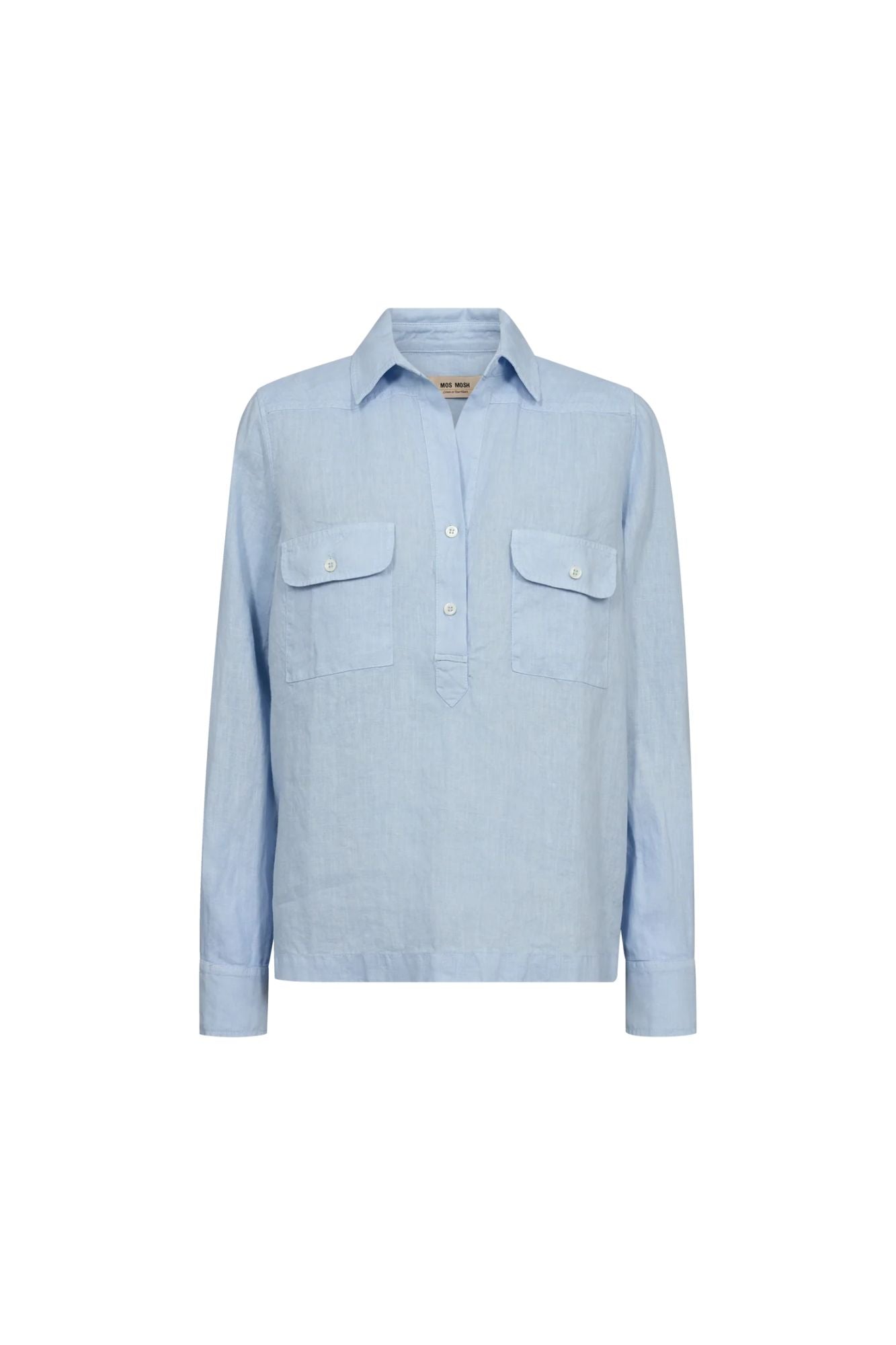 Enna Linen Pocket Blouse