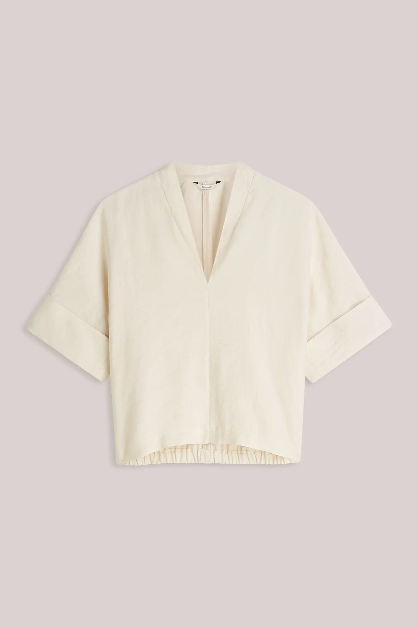 V-Neck Top Linen