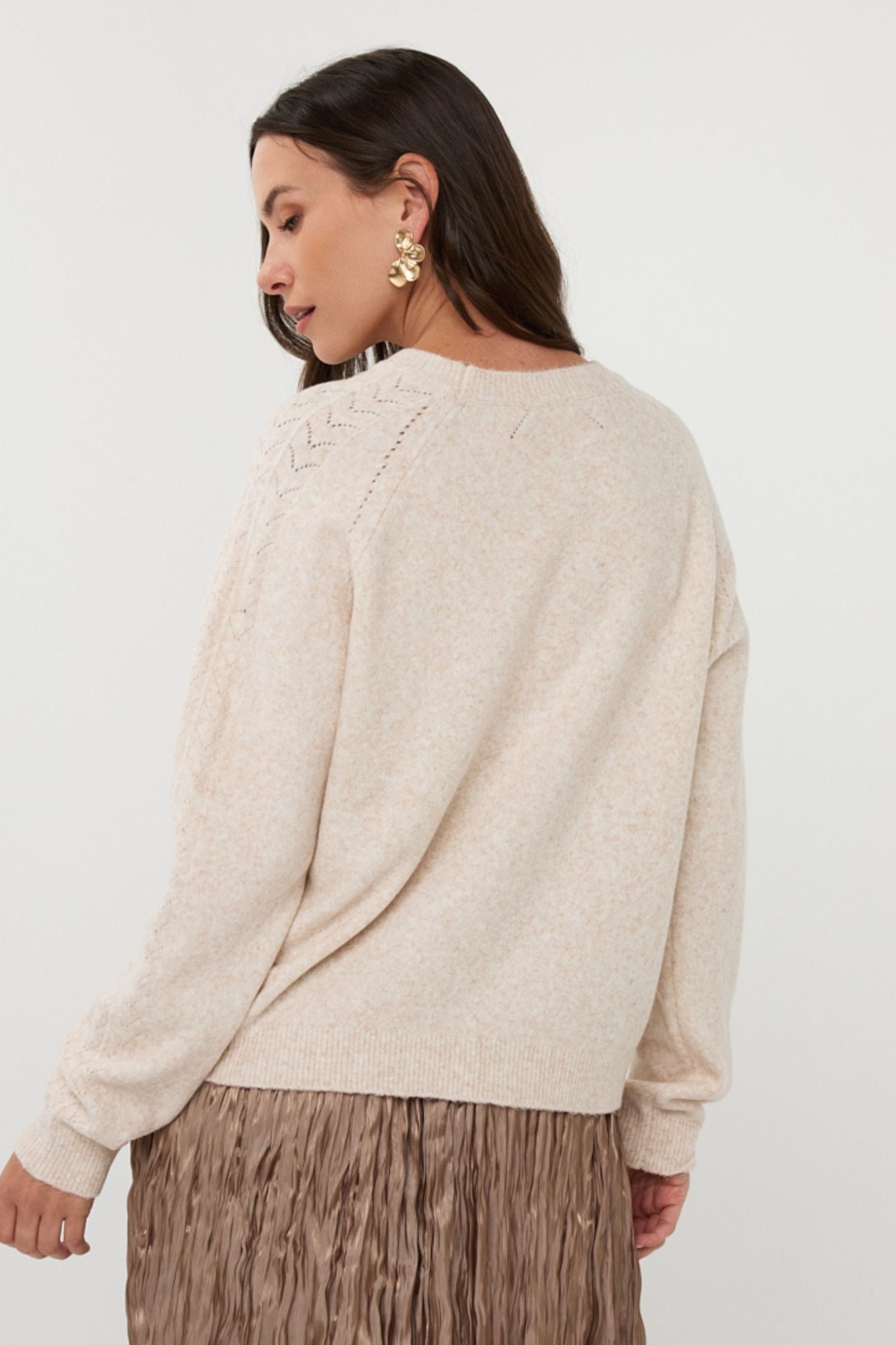 Sweater Raglan Ajour