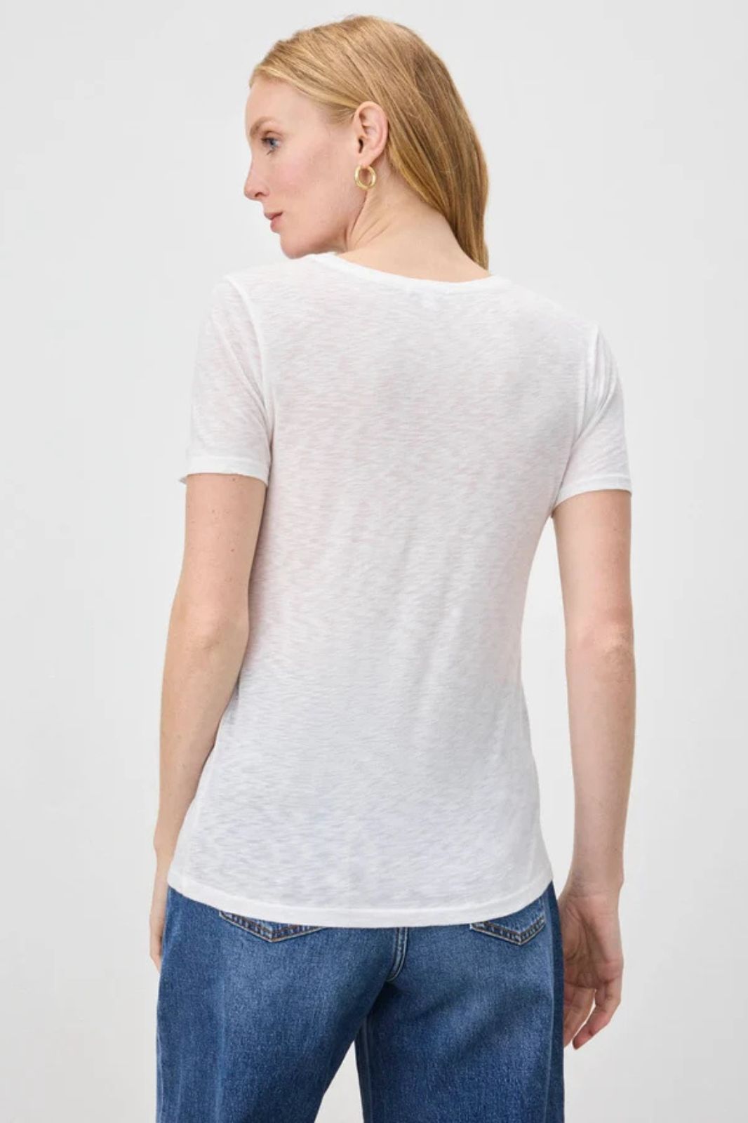 Zoe Slub Crew Neck Tee