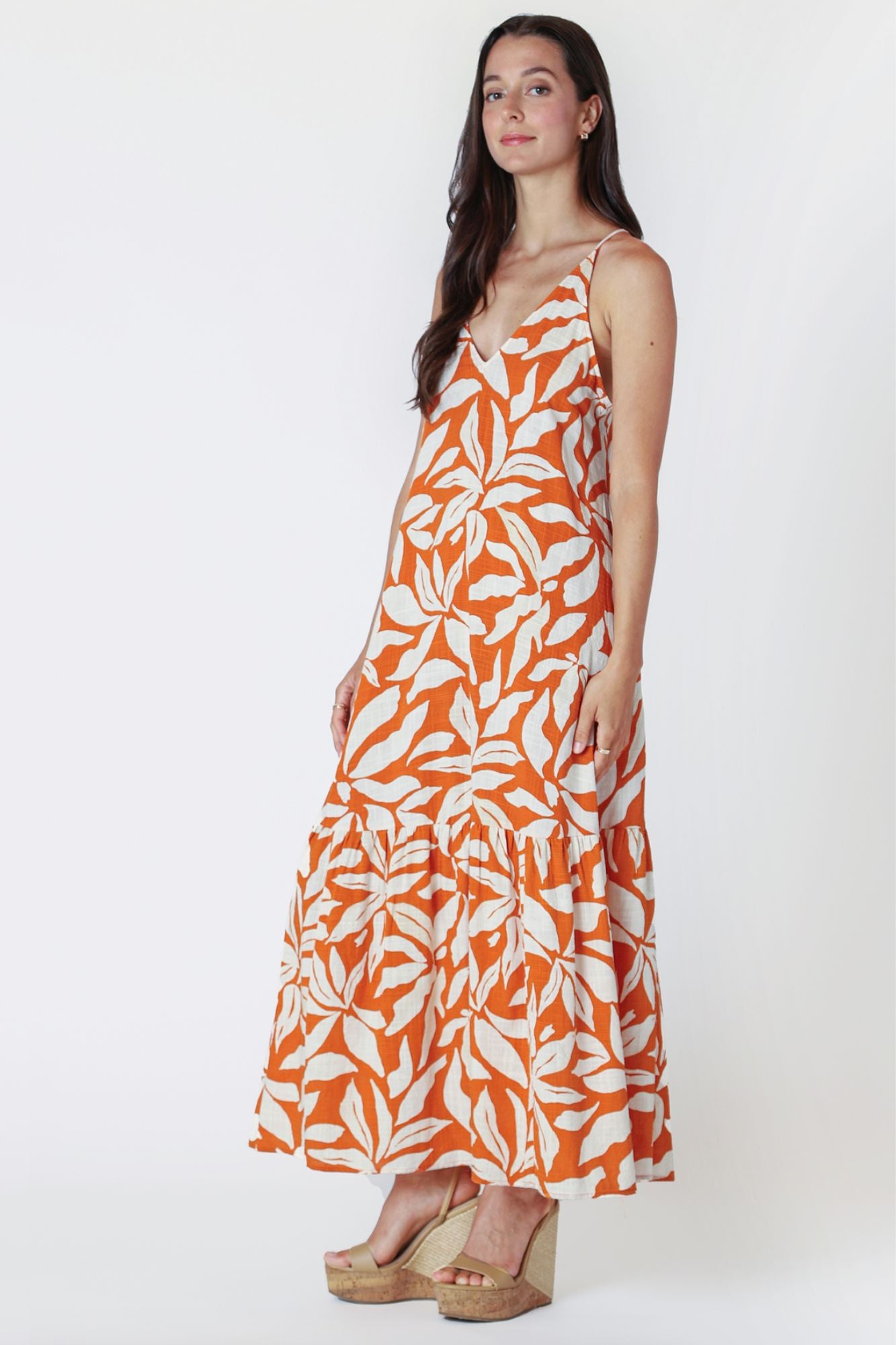 Drawstring Detail Maxi Dress