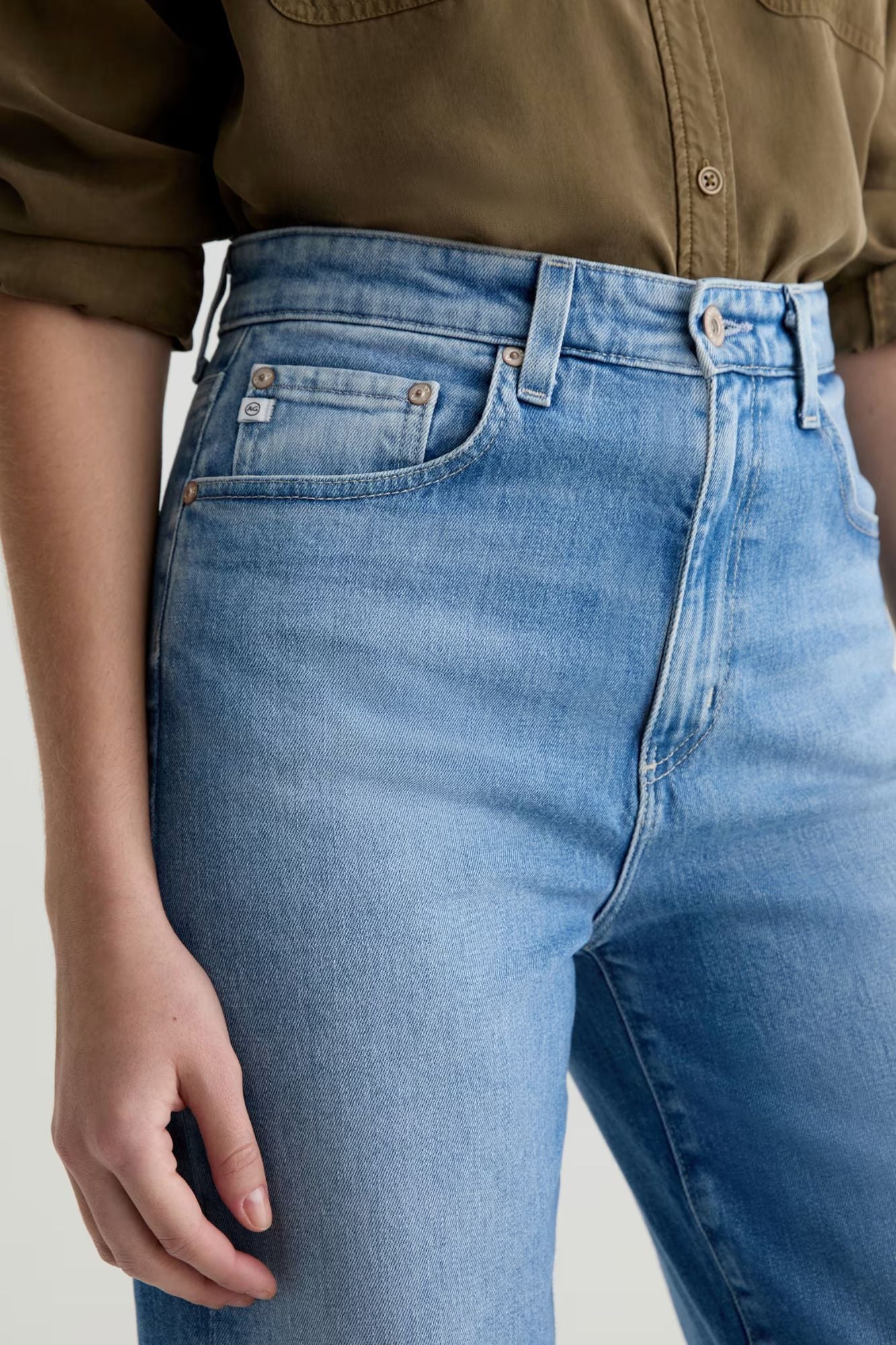 Kora Ankle Cuffed High-Rise Wide Leg