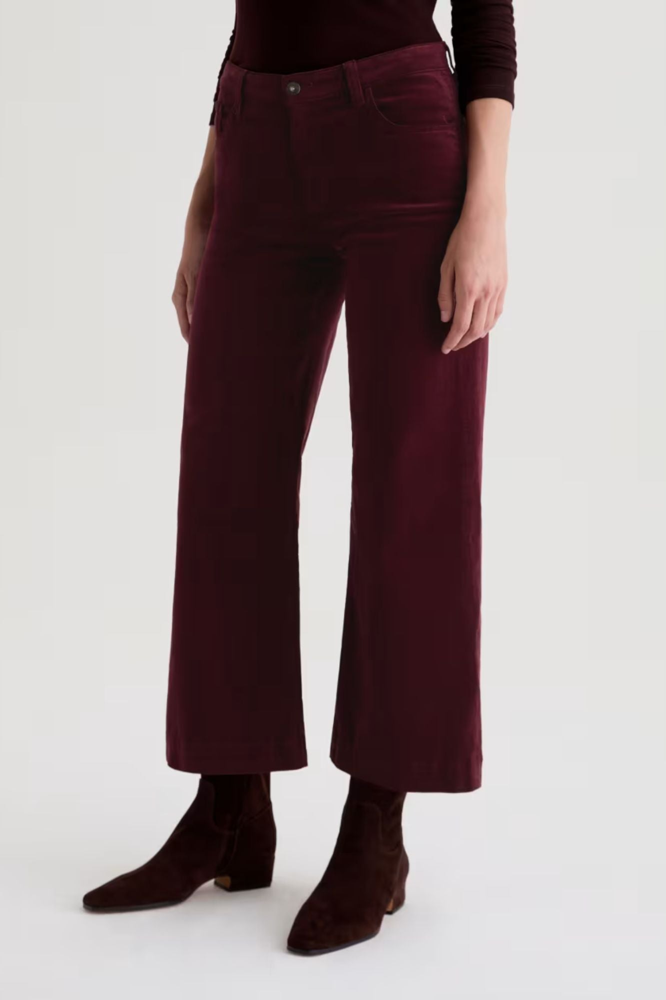 Saige Wide Leg Crop Cordouroy