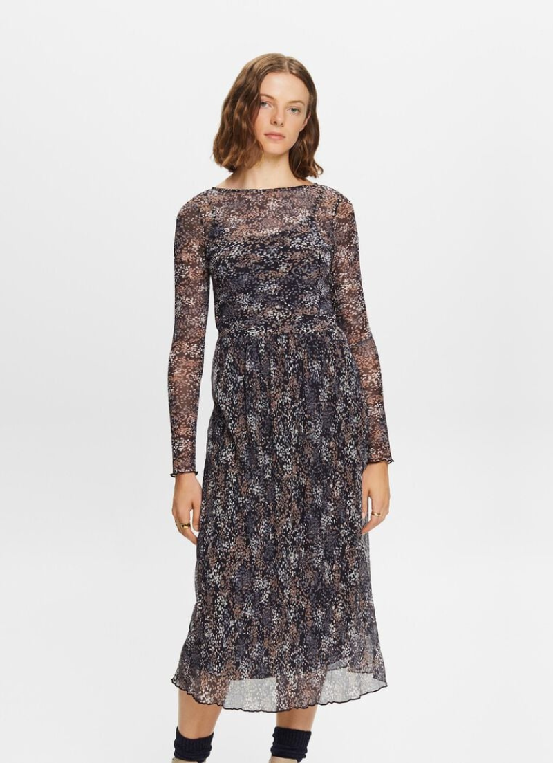 Mesh Midi Dress