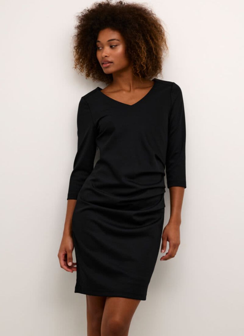 Robe indienne à col en V