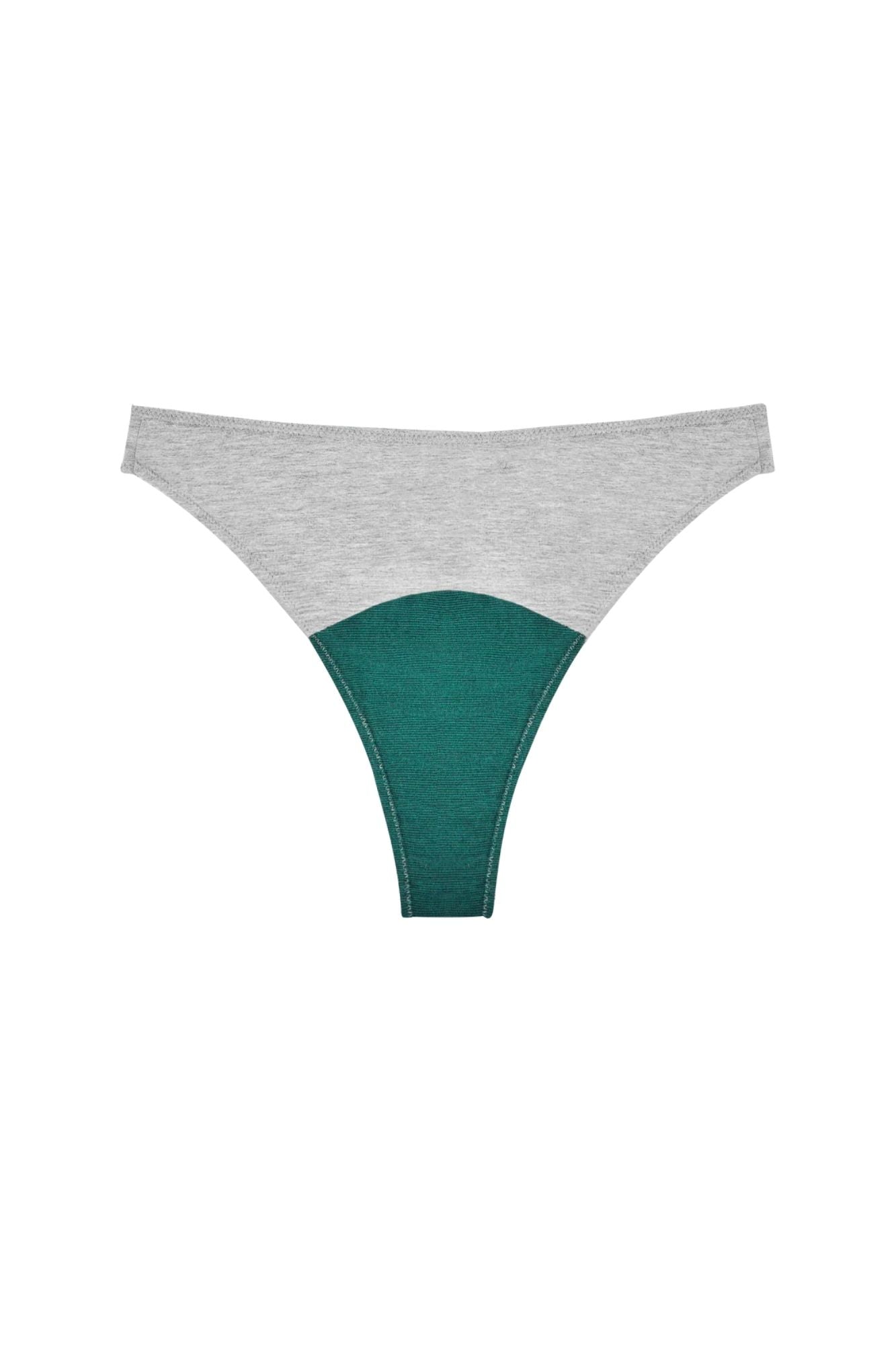 High Rise Thong Mineral Undies | Grey