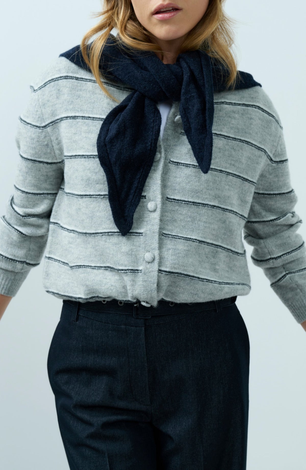 Knit Striped Cardigan