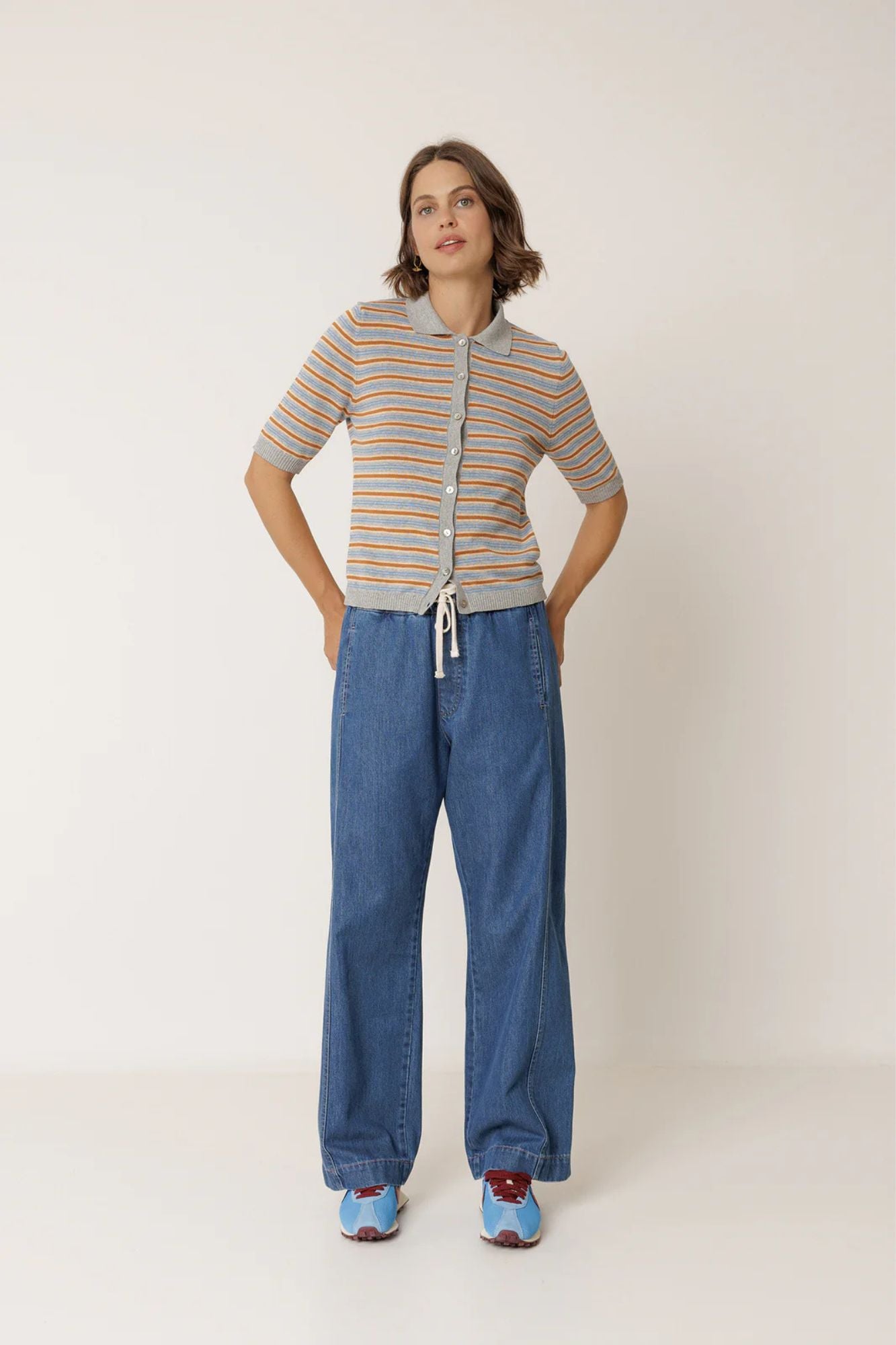 Straight Knit Polo
