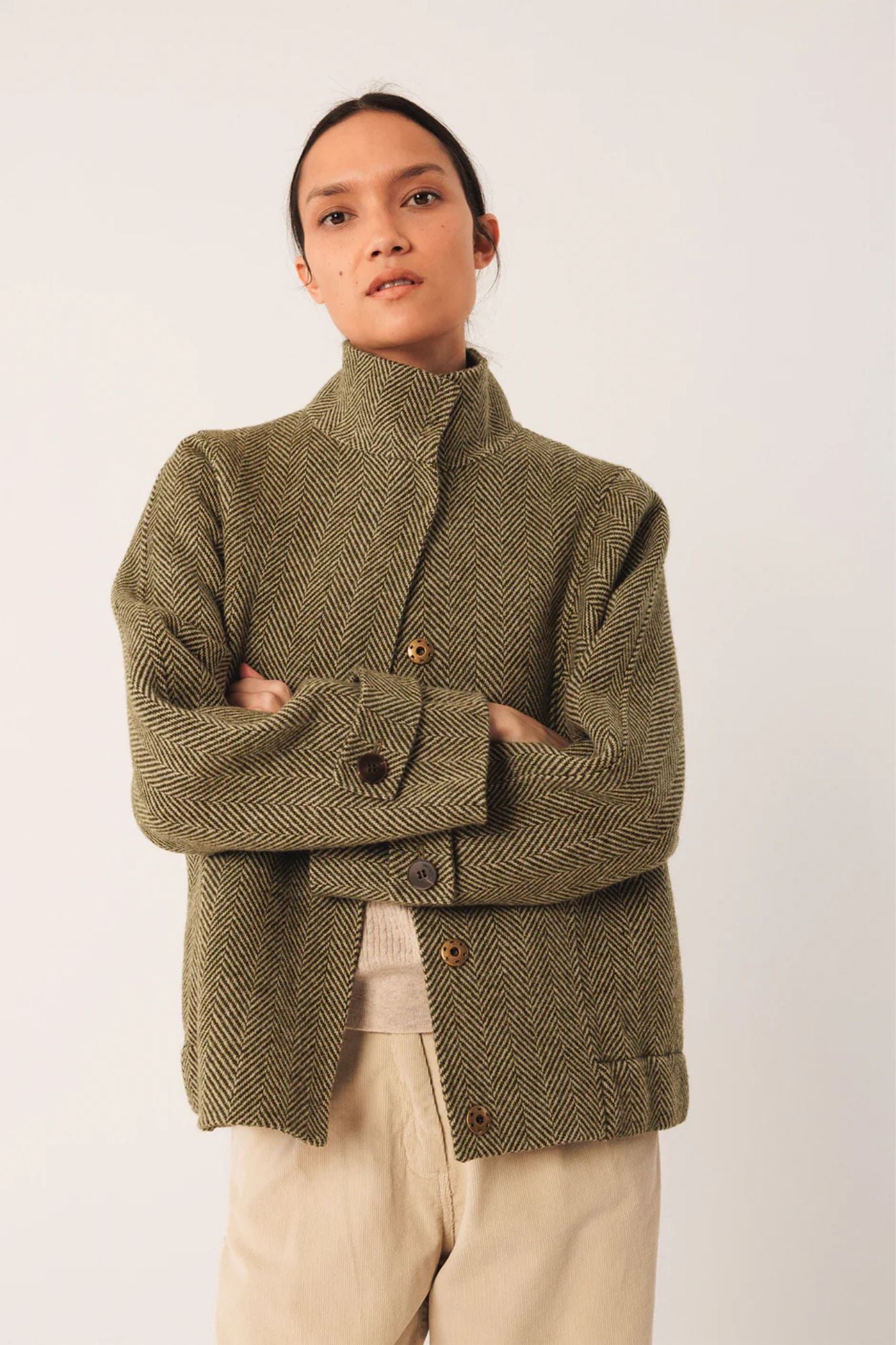 Bomber Wool Coat
