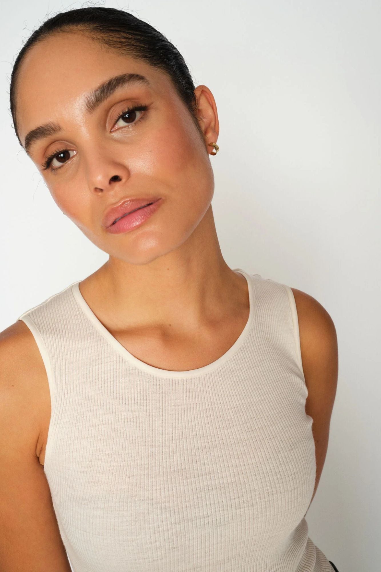 Elaine Seamless Silk Tank Top