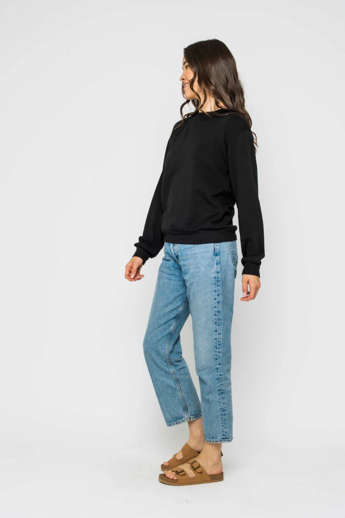 Jenna Luxe Fleece Crew