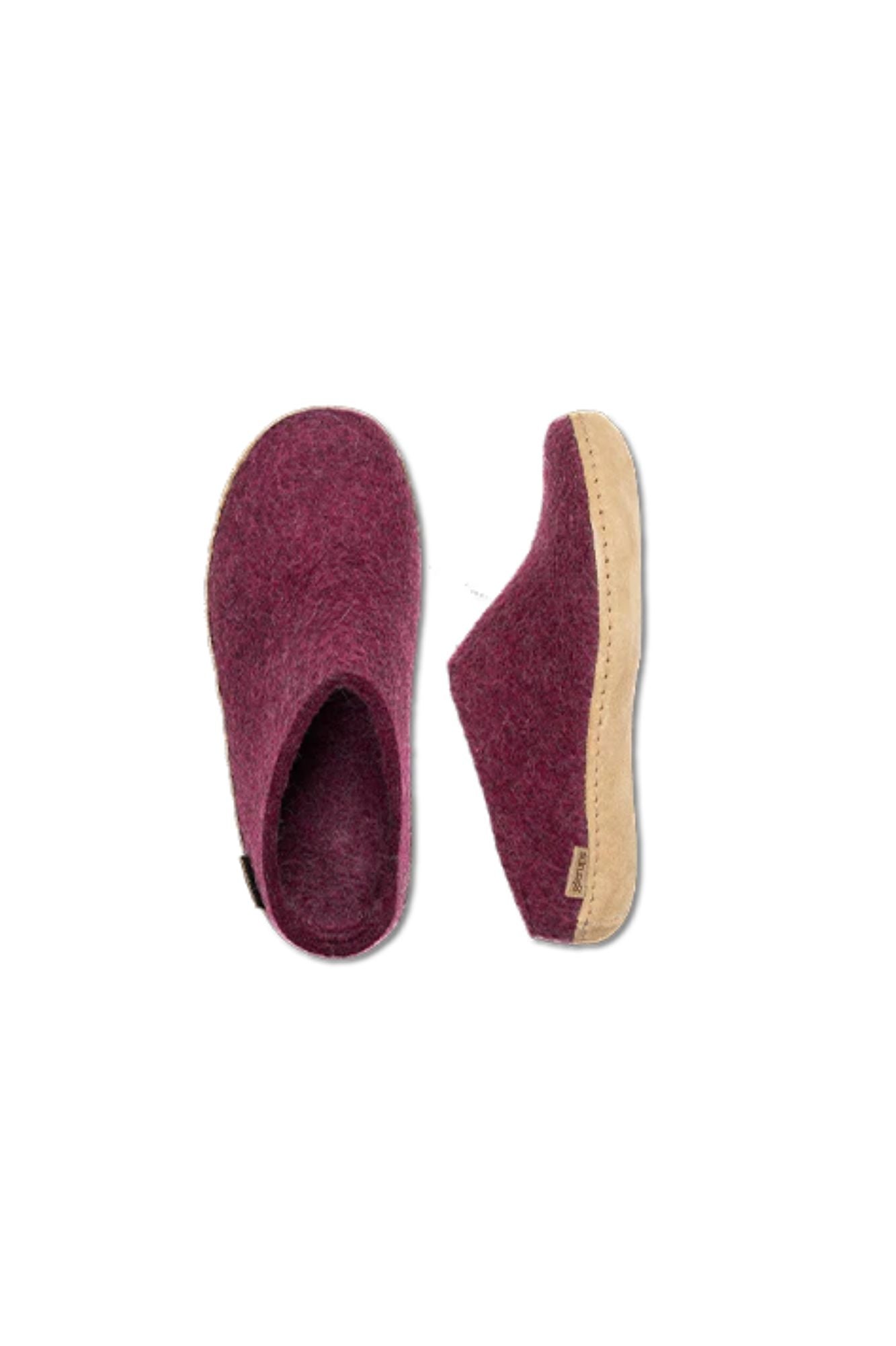 Slip-On | Leather Sole Cranberry