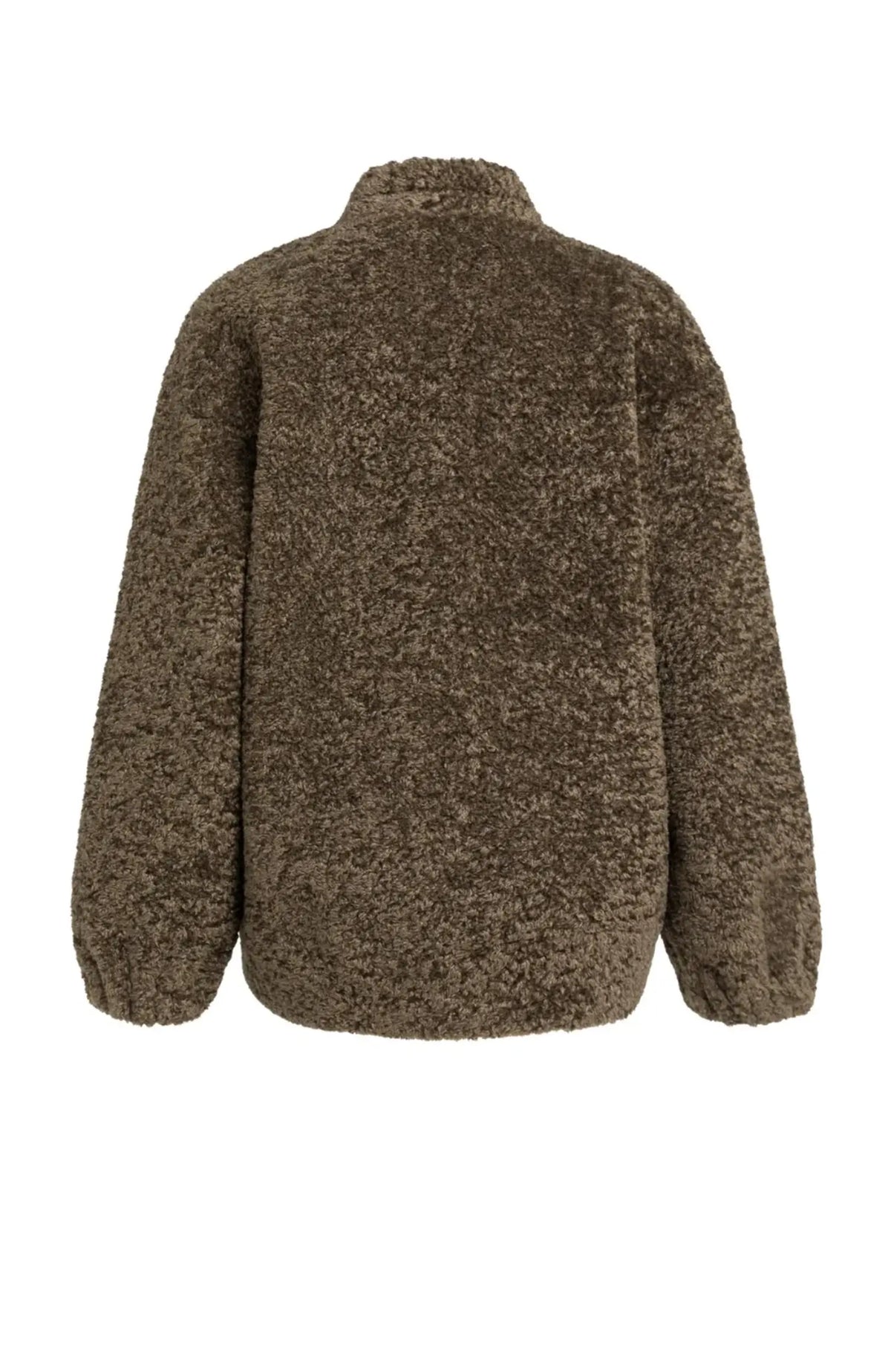 Faux Fur Kimono Wrap Jacket