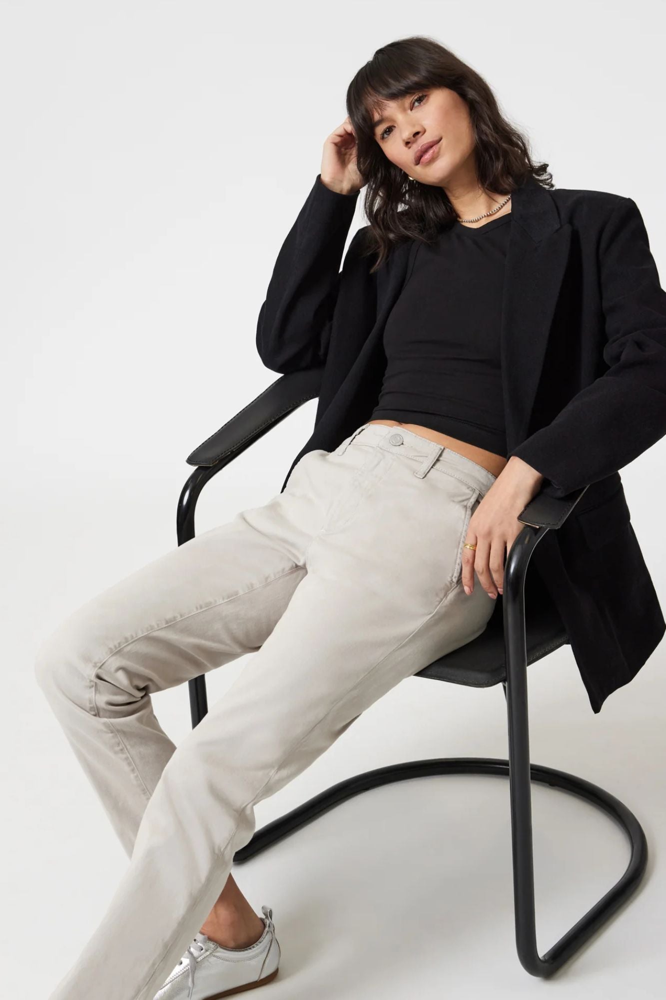 Kathleen Slim Boyfriend Chino Pants