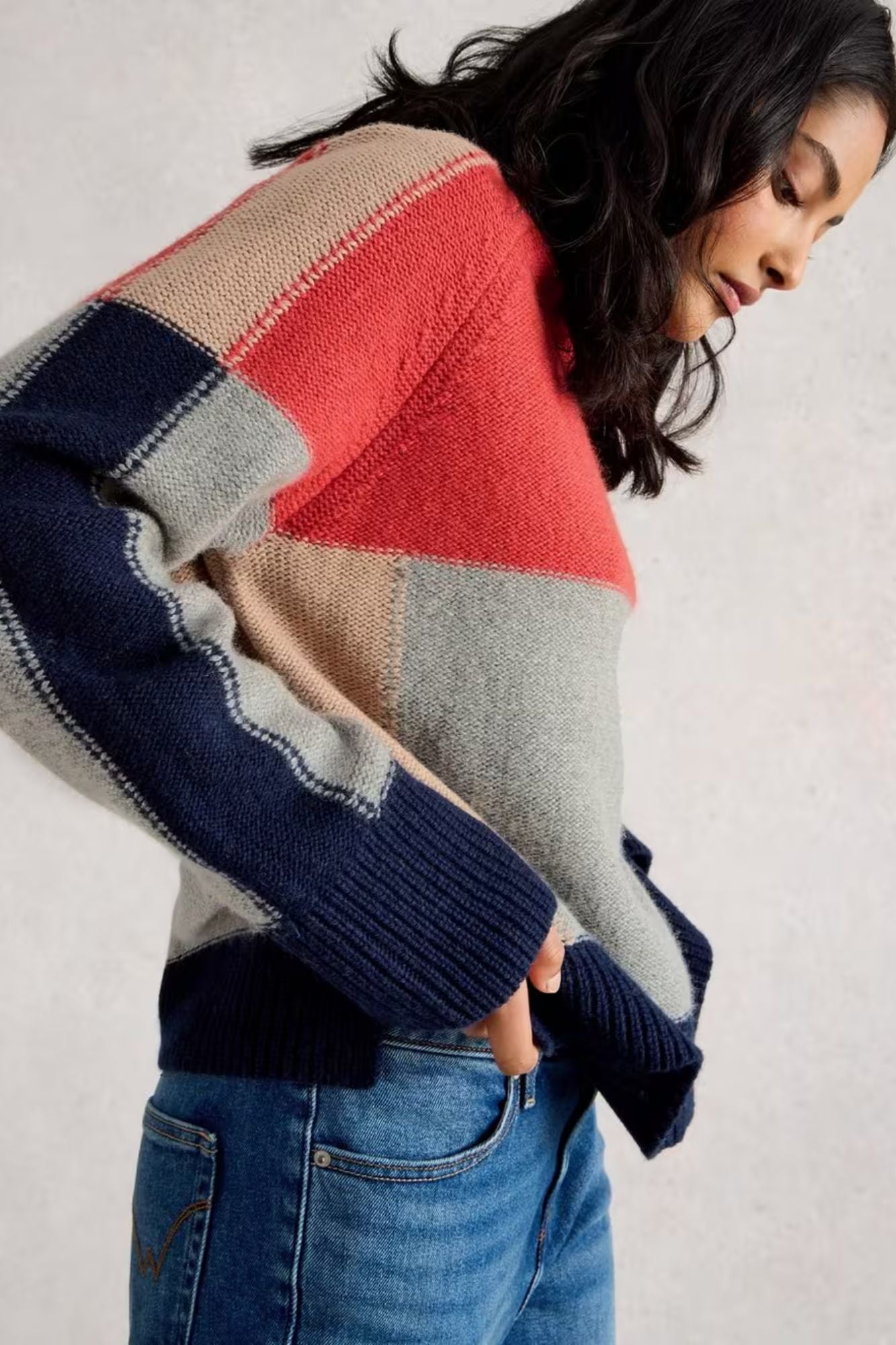 Mary Colour Block Sweater
