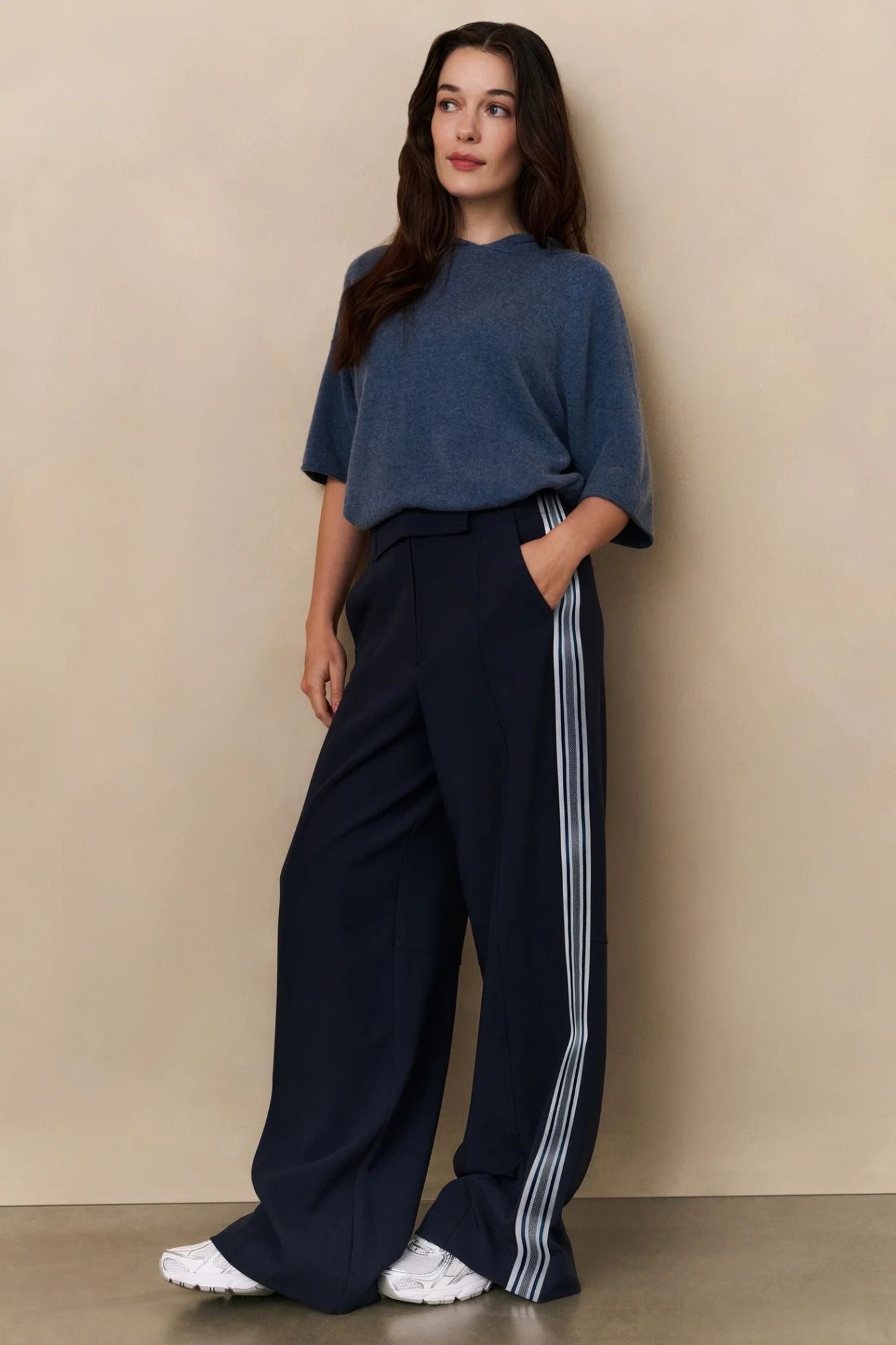 Flora Short Sleeve Knit Hoody