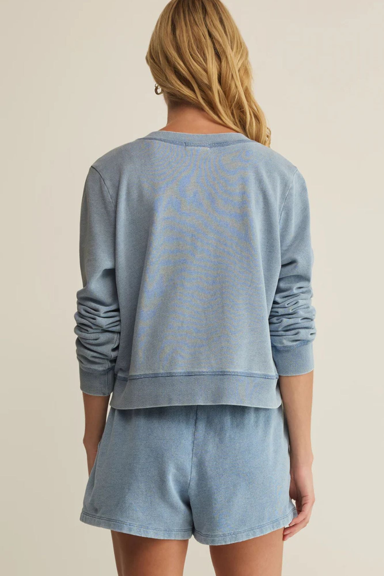 Daily Knit Denim Cardigan