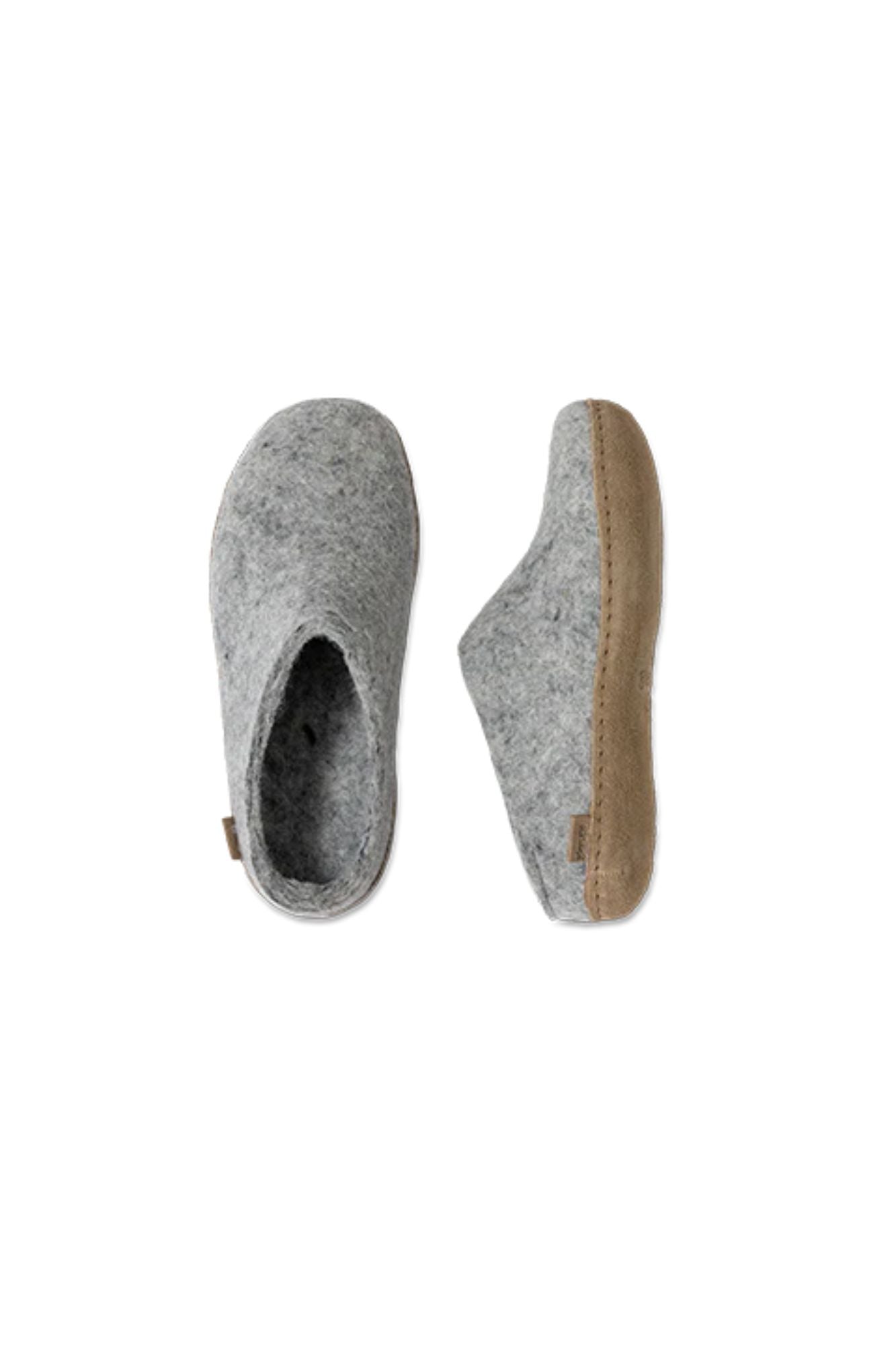 Slip-On | Leather Sole Grey