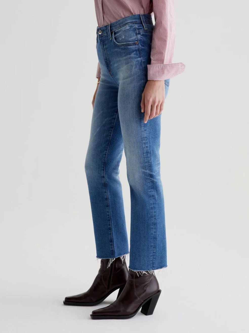 Saige High-Rise Straight Crop