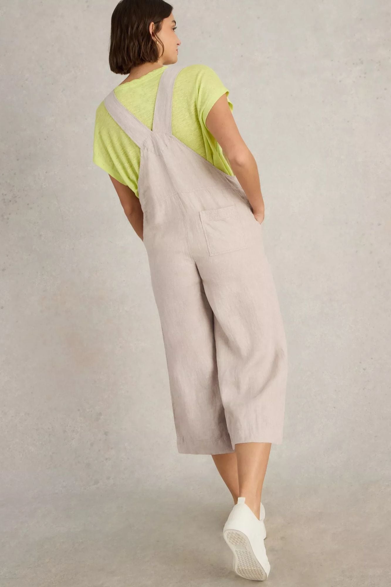 Viola Linen Dungaree