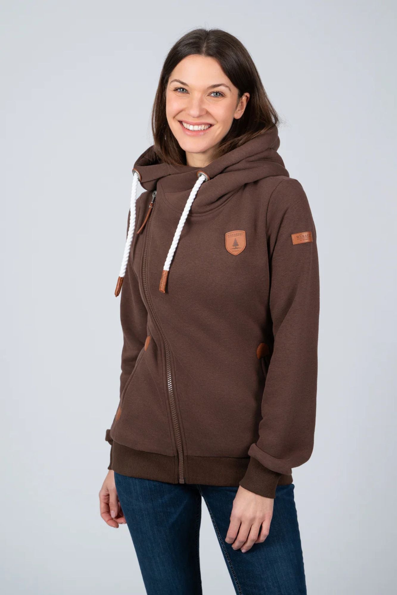 Athena Asymmetrical Full Zip Hoodie