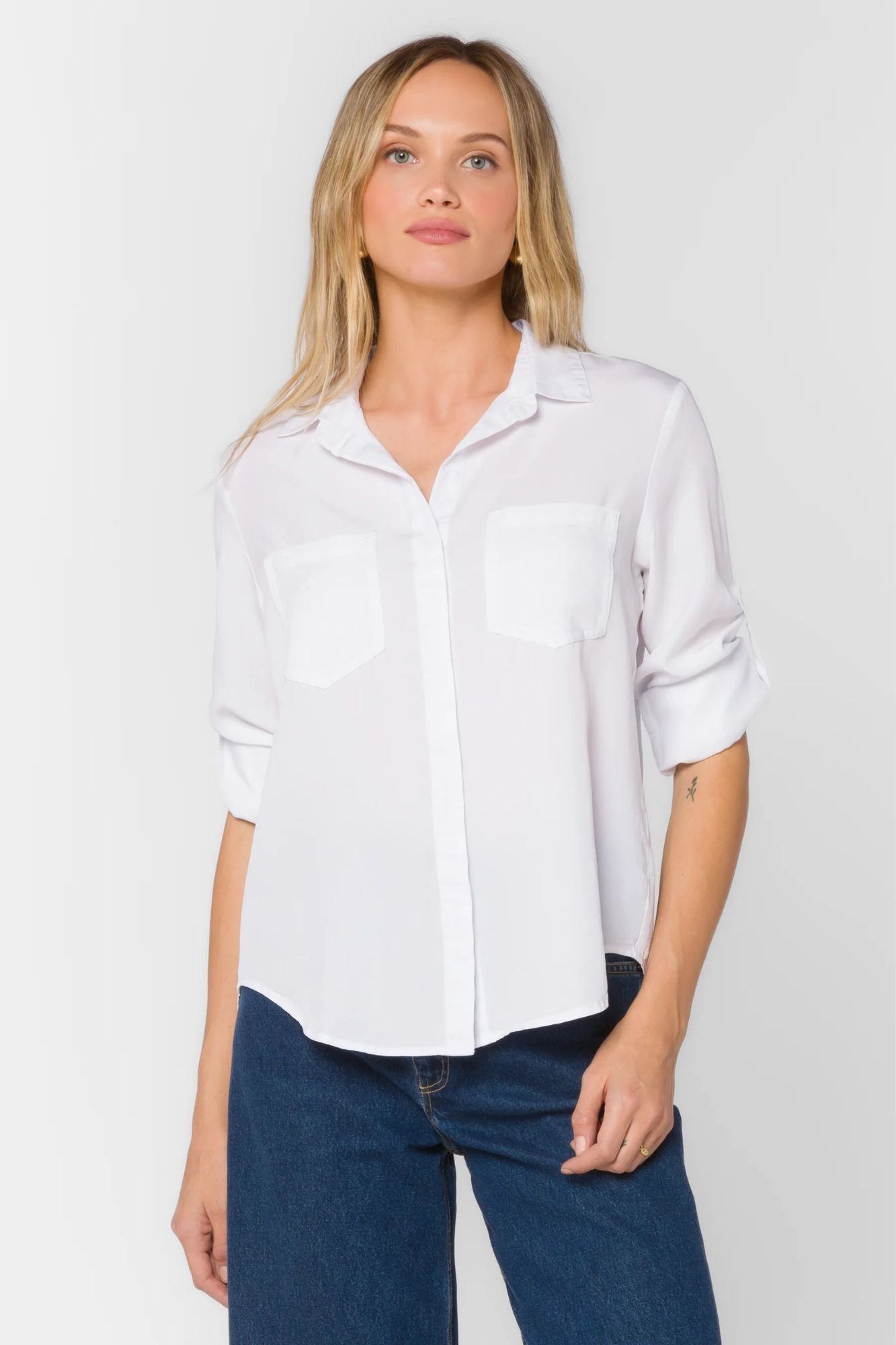 Riley Roll Tab Sleeve Shirt