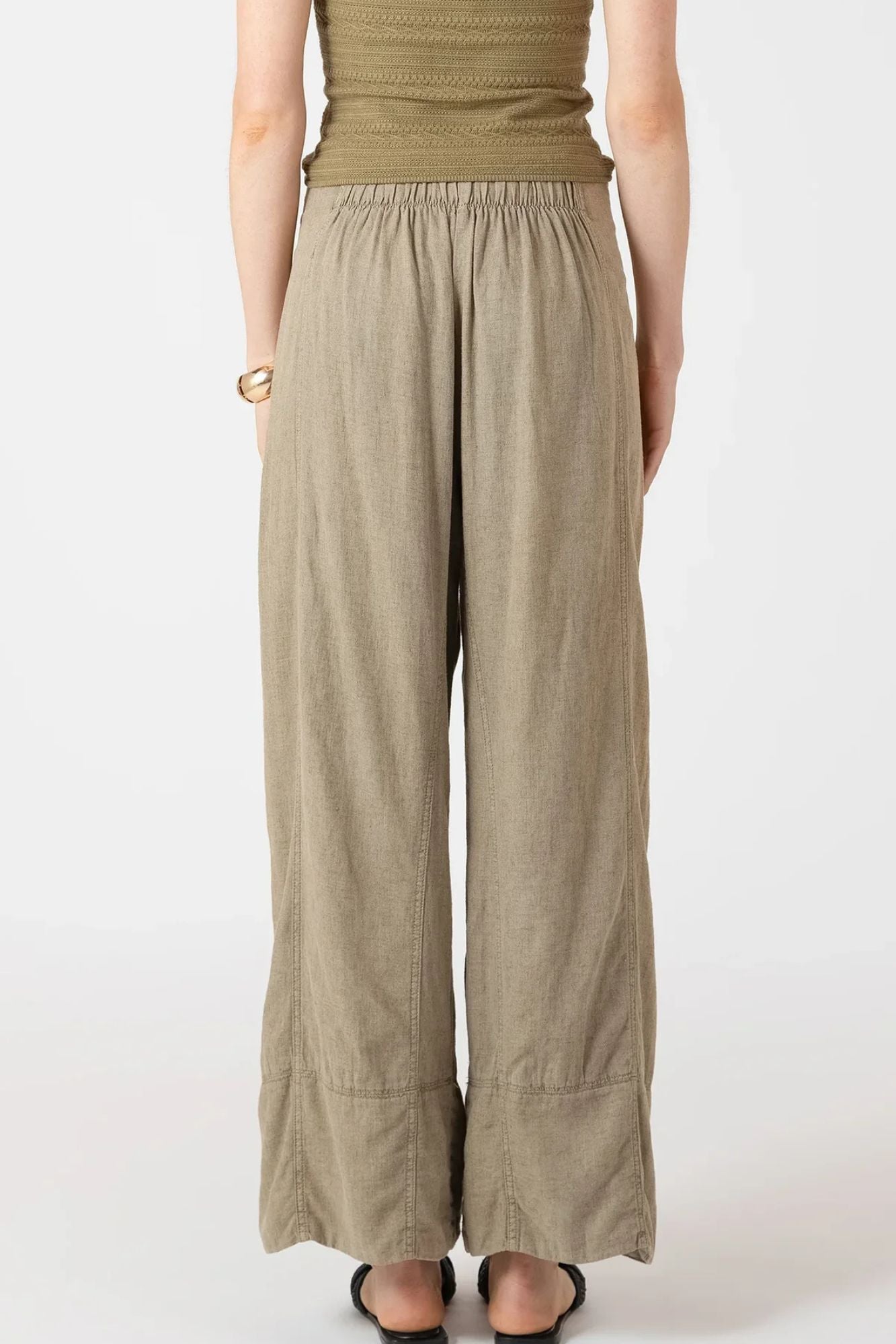 Wide Leg Linen Pant