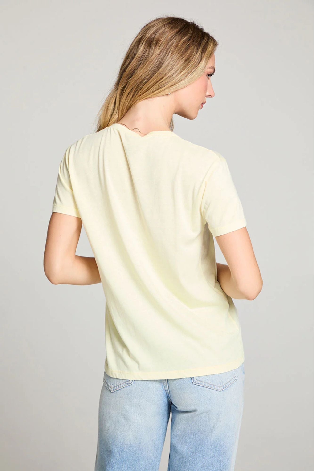 Woodstock Peace Love Music Poster Crew Neck Tee