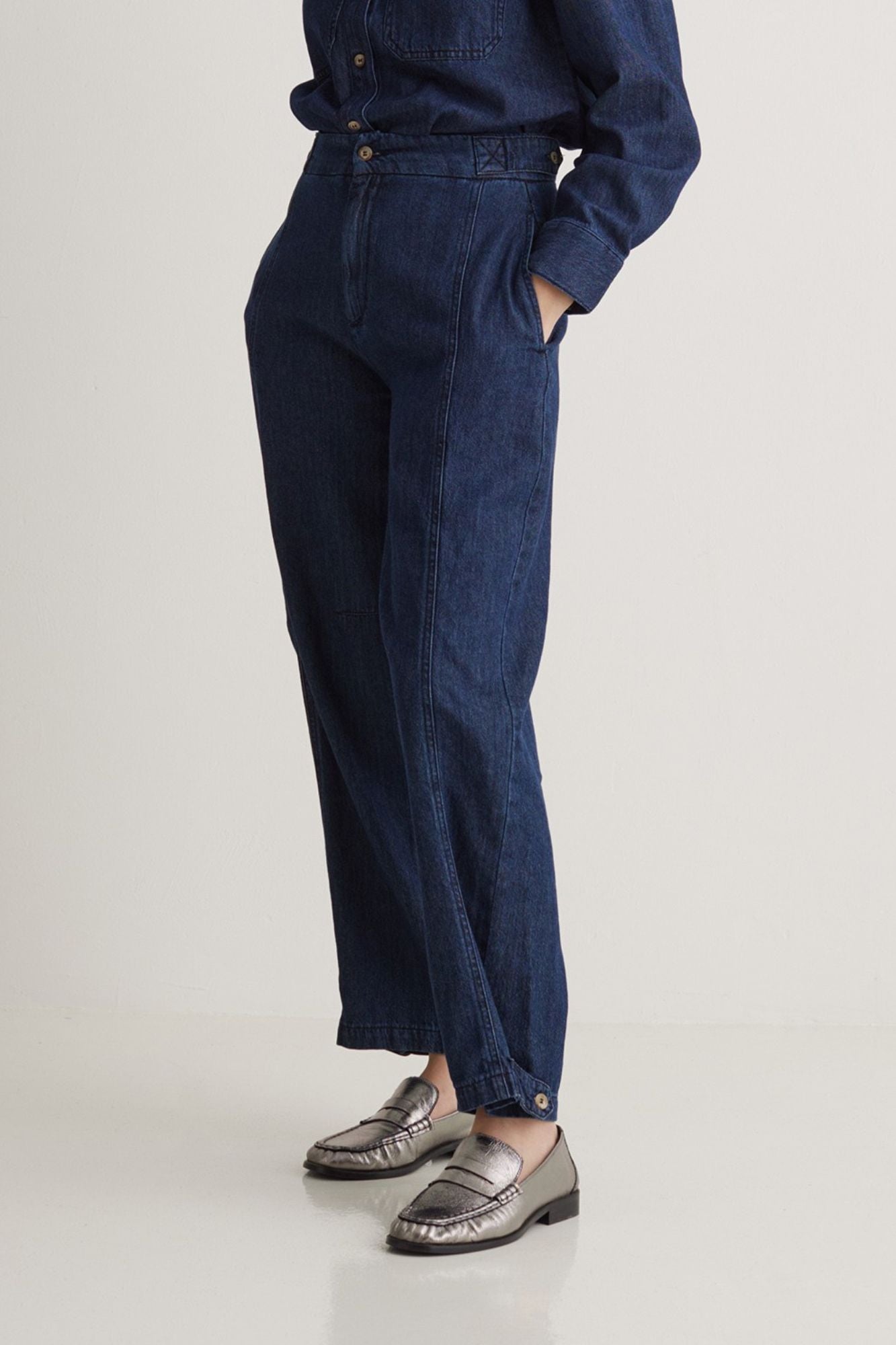 Balloon Denim Trousers