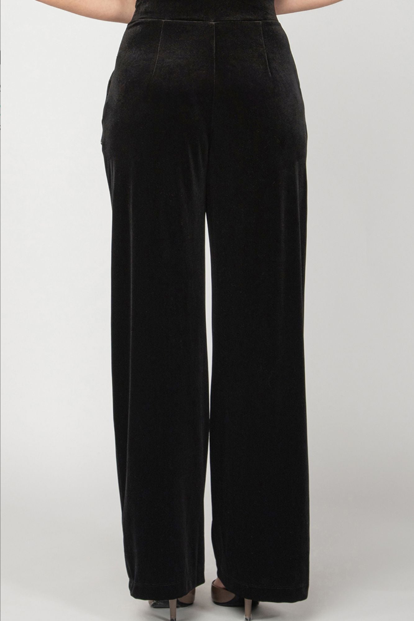 Alanna Wide Leg Velour Pant